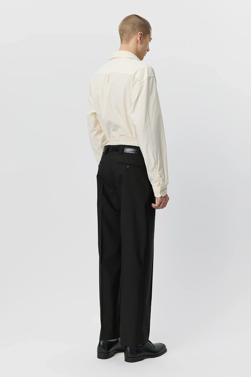 Prom Trousers Dark Brown Dry Wool_3