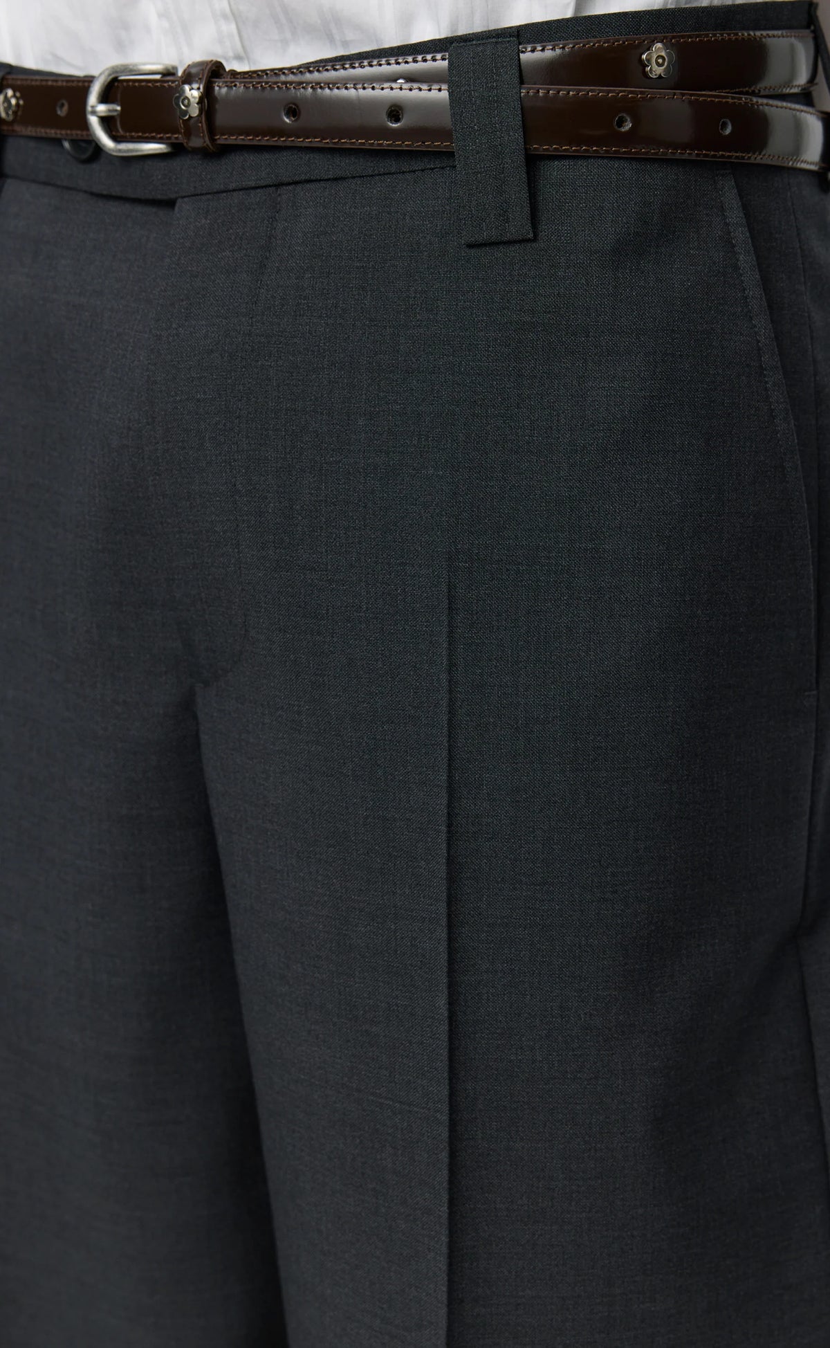 Prom Trousers Dark Grey Dry Wool_4
