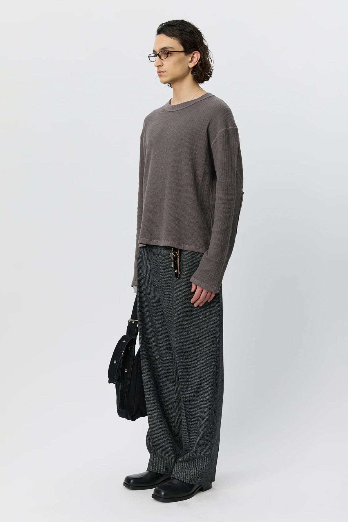 Reverse Rib Sweater Murkey Grey_2