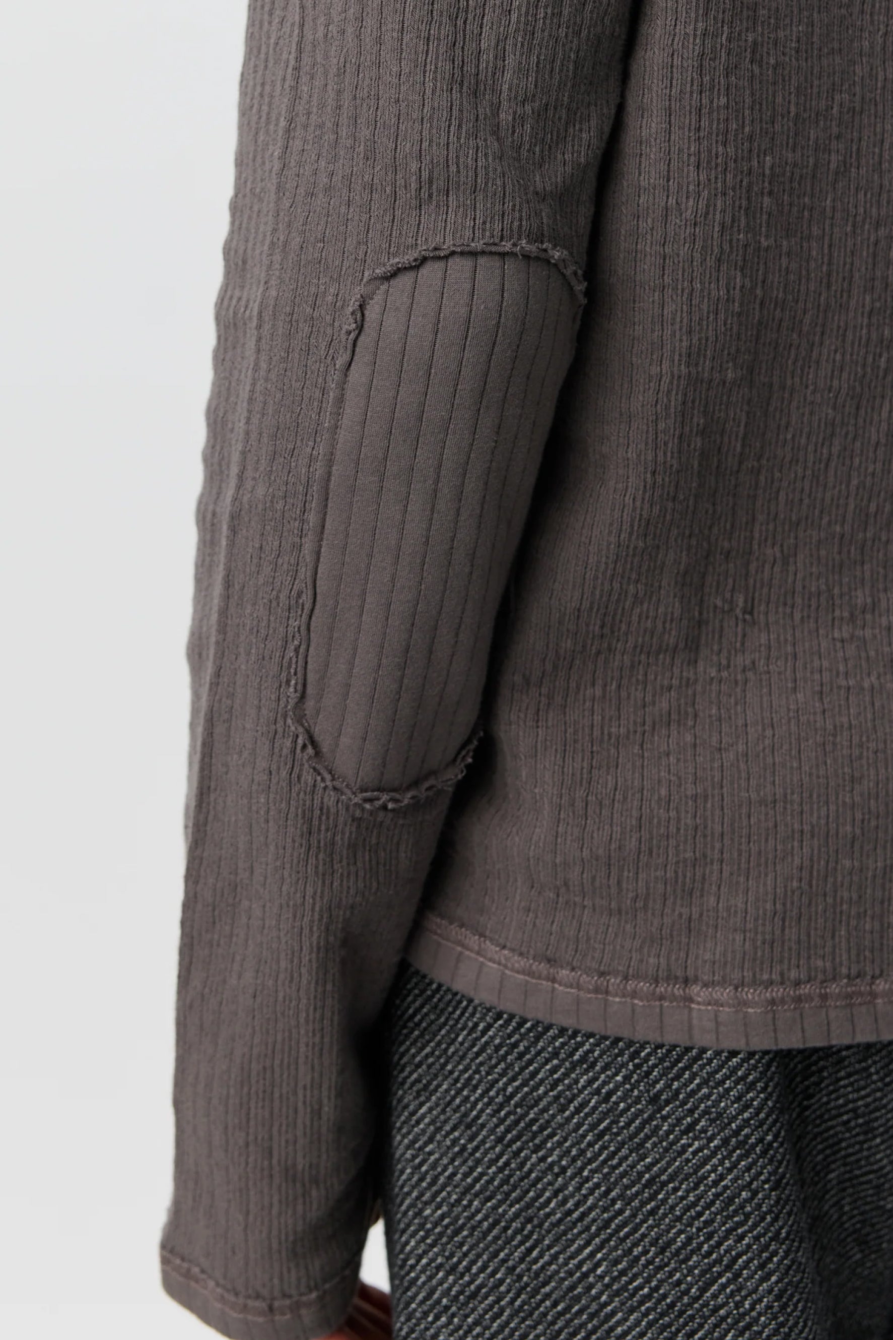 Reverse Rib Sweater Murkey Grey_5