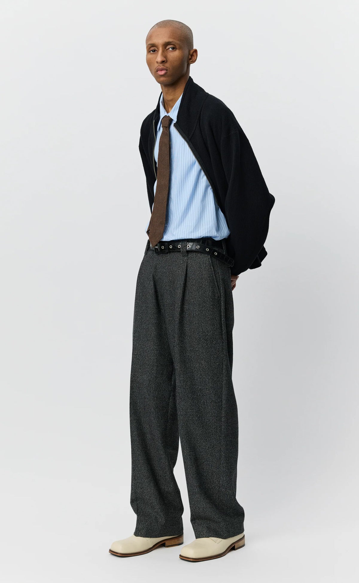 Service Trousers Black Static Twill_2