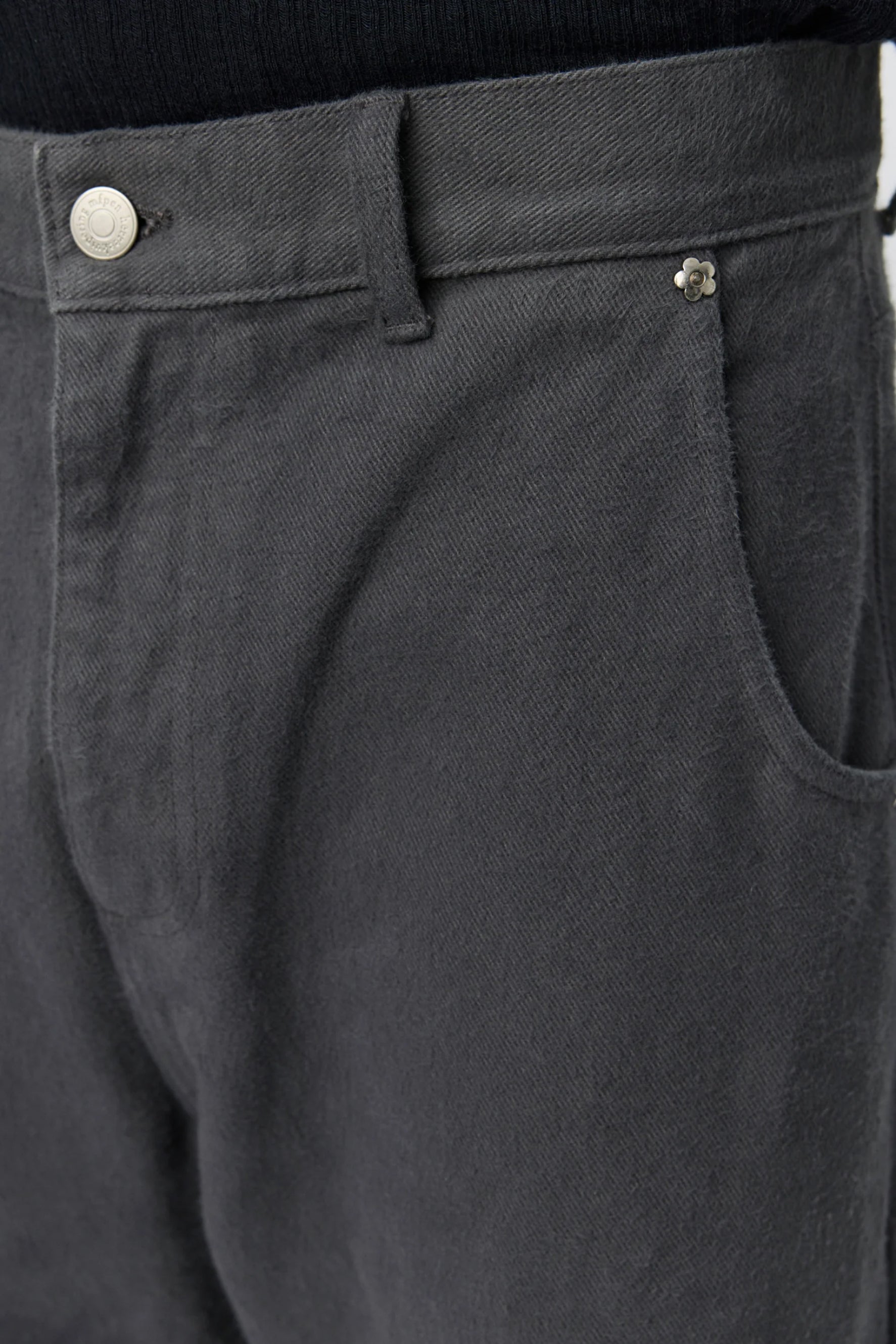 Straight Cut Jeans Brushed Gull Twill_4
