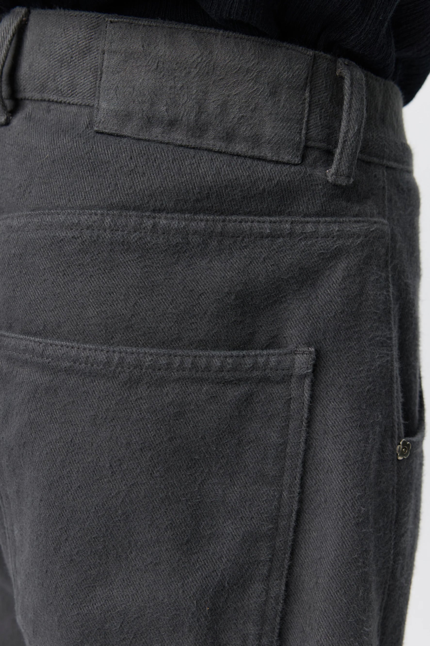 Straight Cut Jeans Brushed Gull Twill_5