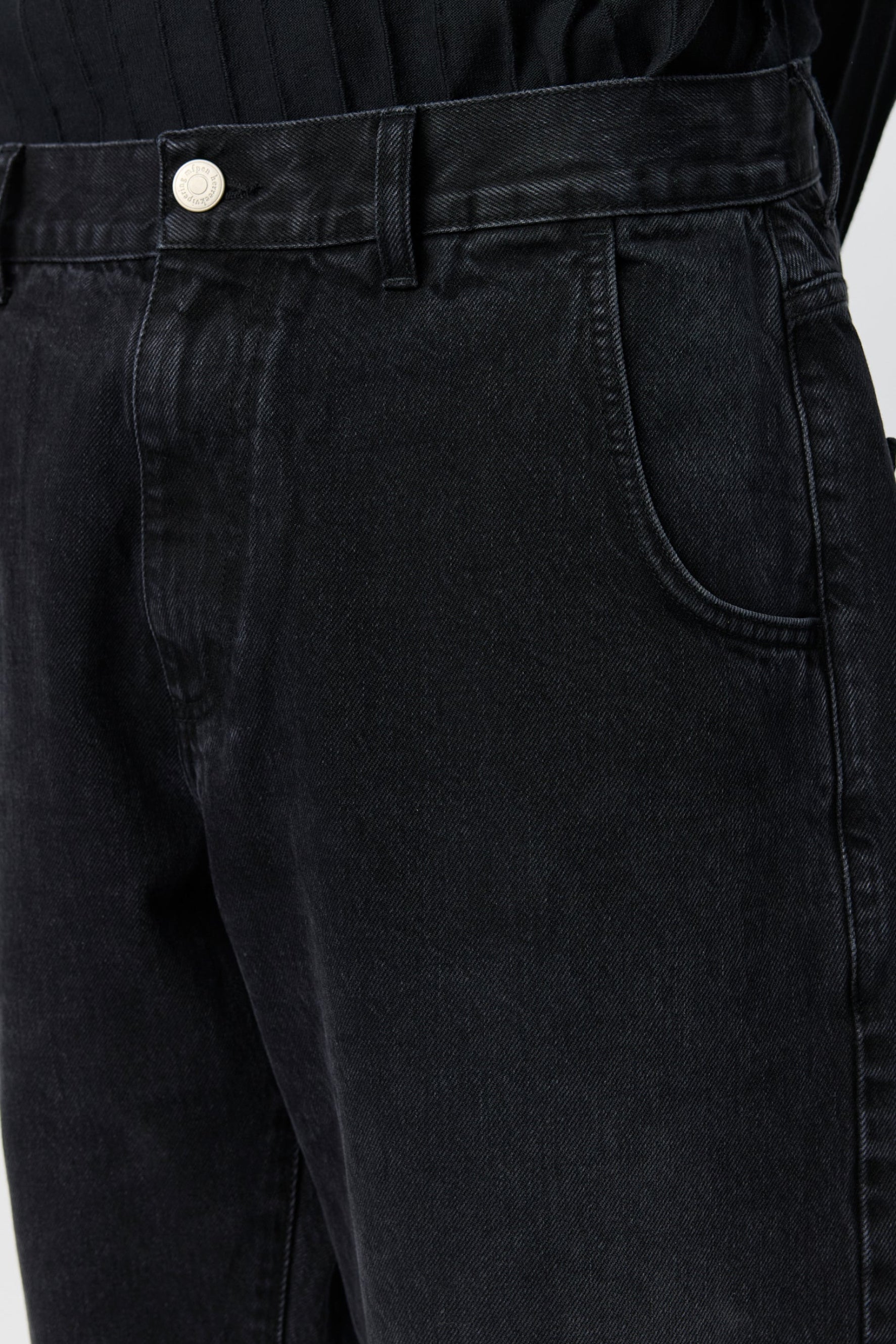 Straight Cut Jeans Faded Black_5