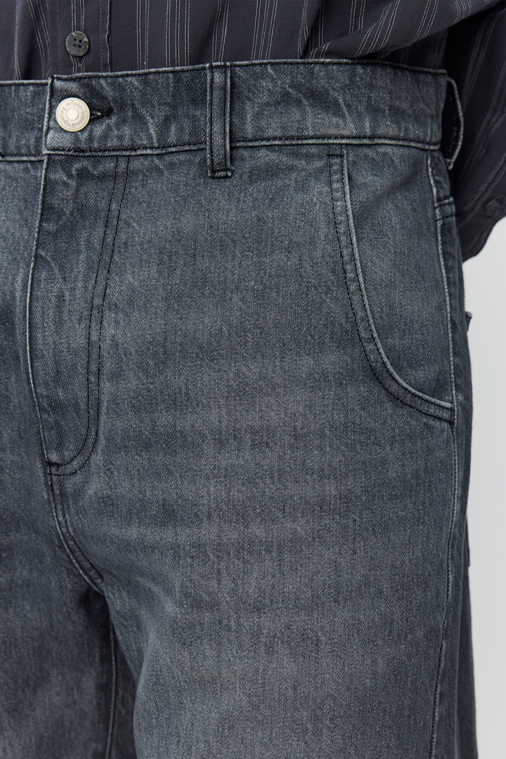 Straight Cut Jeans Stonewashed Grey_4