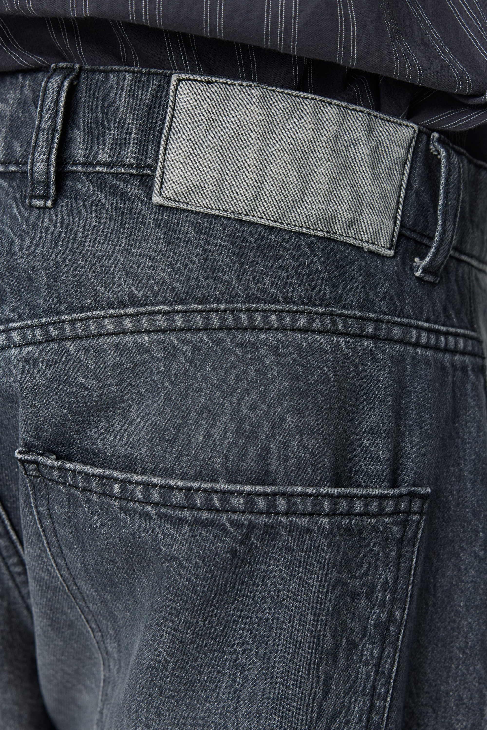 Straight Cut Jeans Stonewashed Grey_5