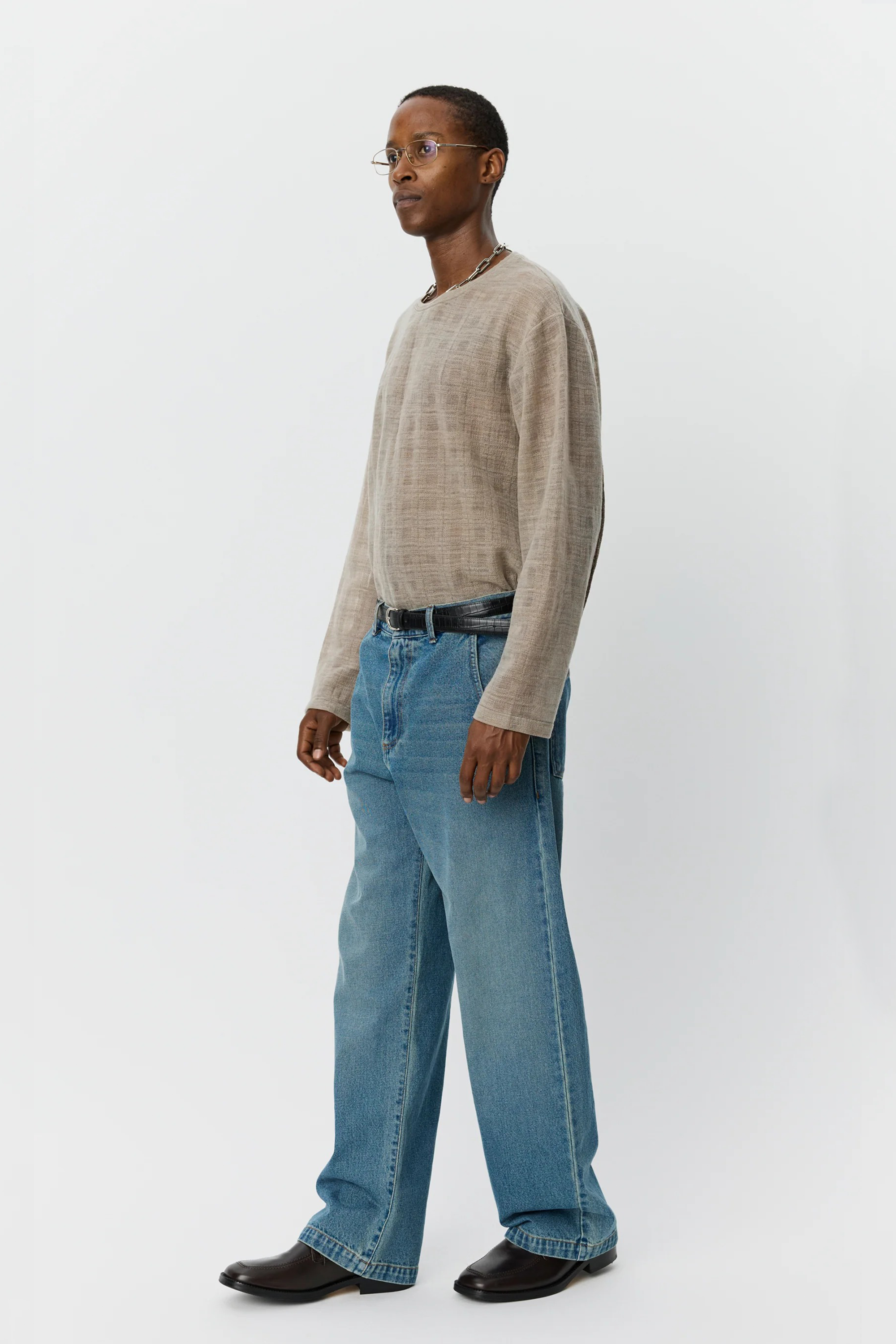 Straight Cut Jeans Vintage Blue