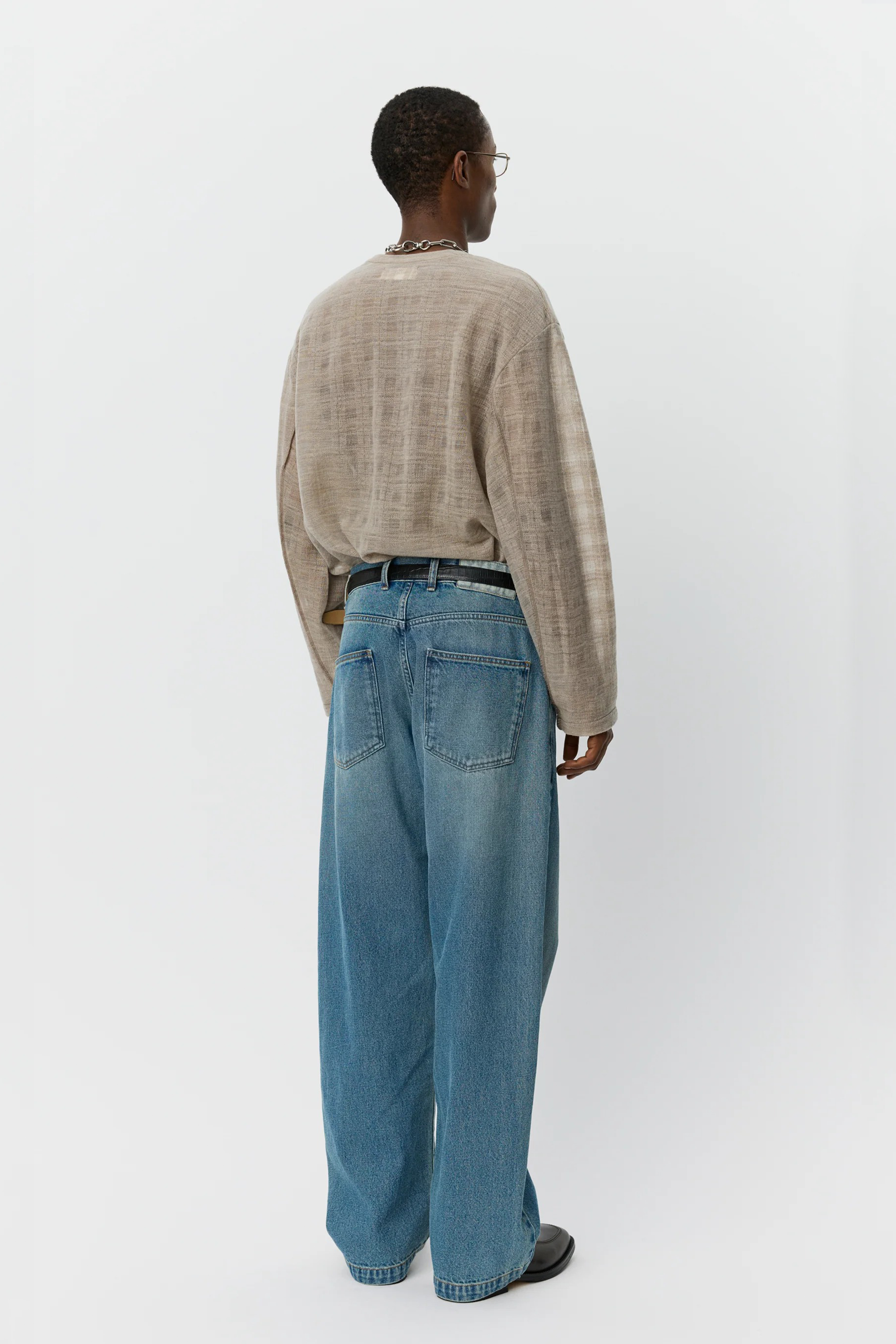 Straight Cut Jeans Vintage Blue