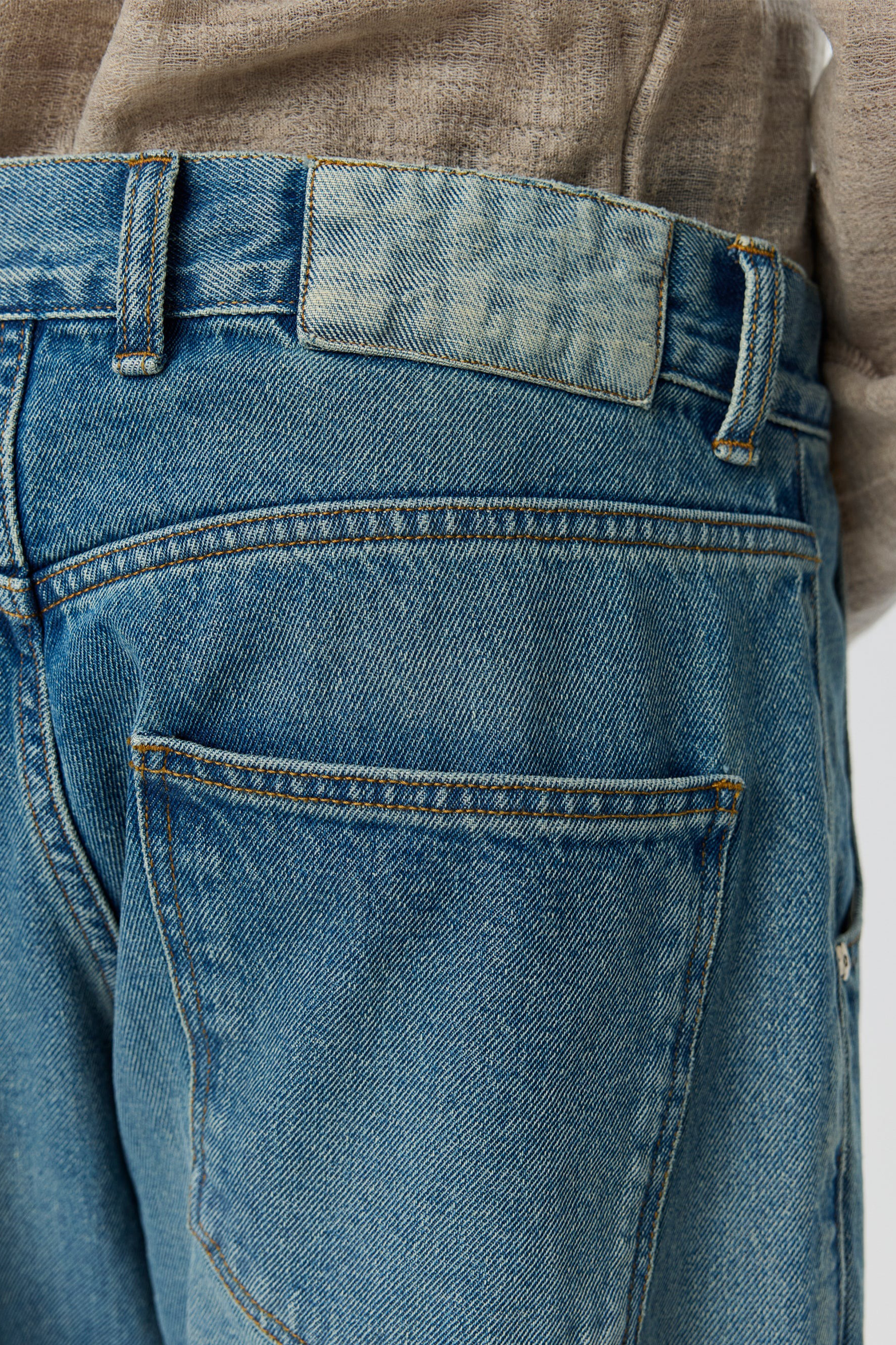 Straight Cut Jeans Vintage Blue_4