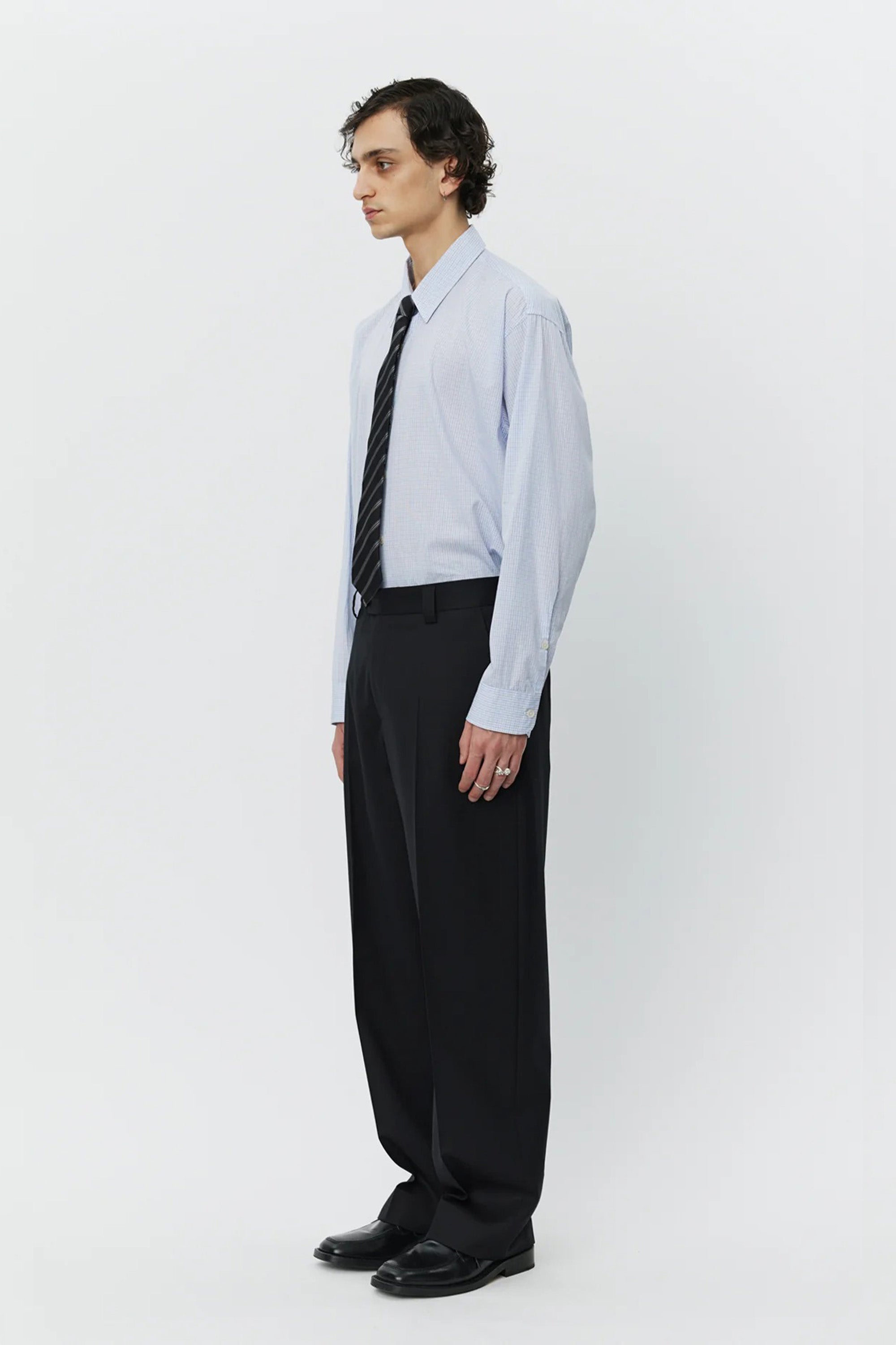 Study Trousers Black Wool