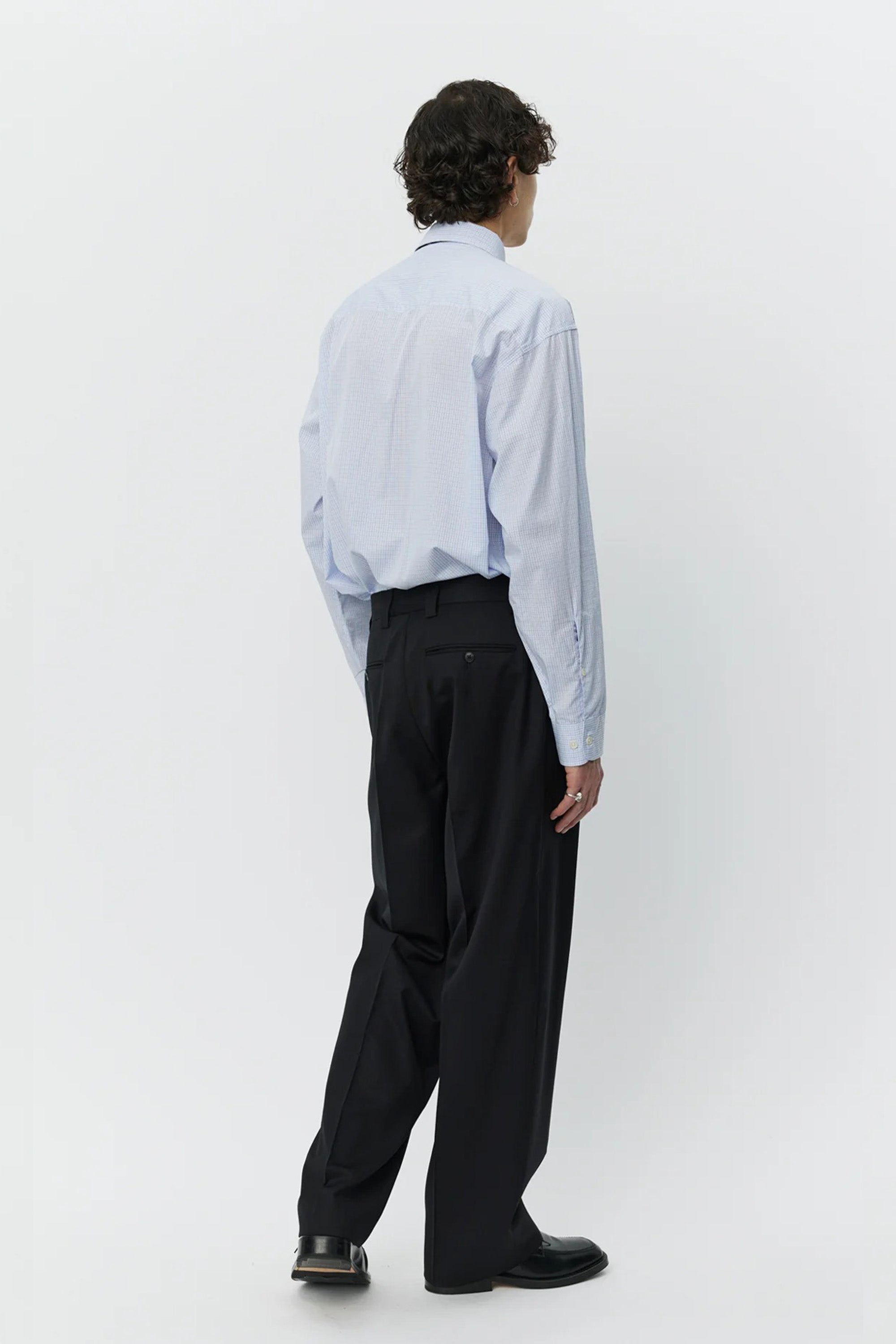 Study Trousers Black Wool