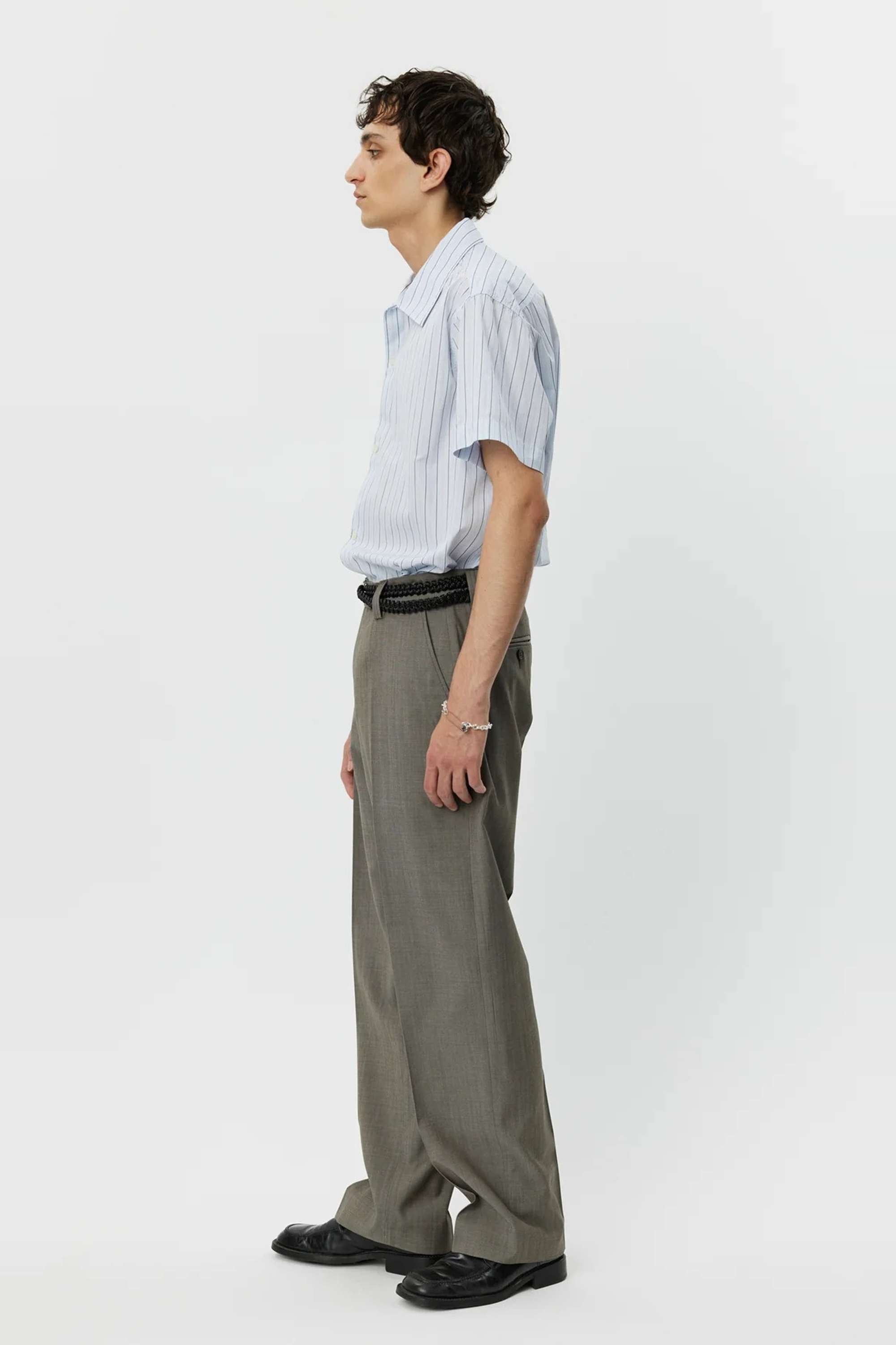 Study Trousers Taupe Wool