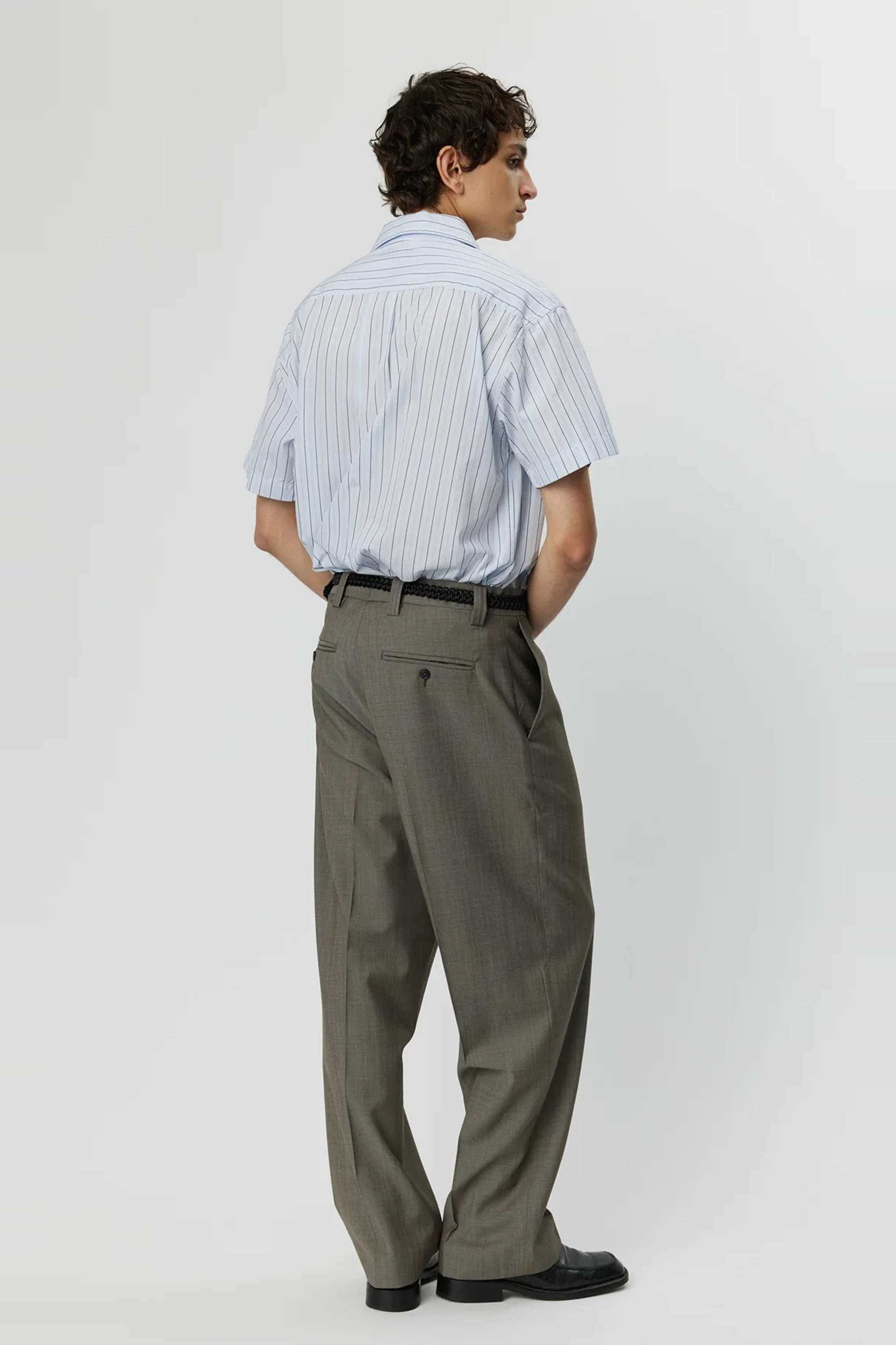 Study Trousers Taupe Wool