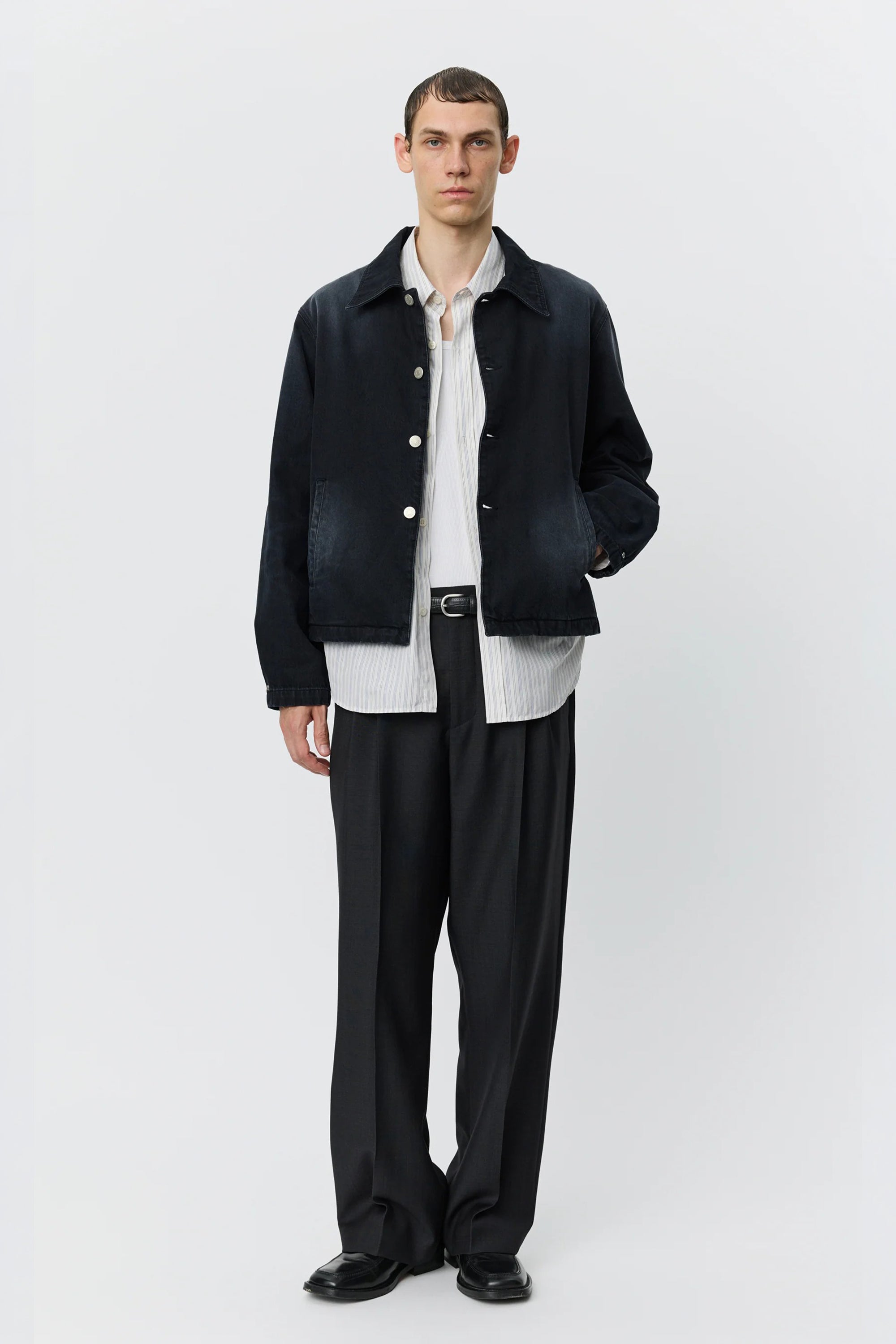 Union Jacket Rinsed Black_1