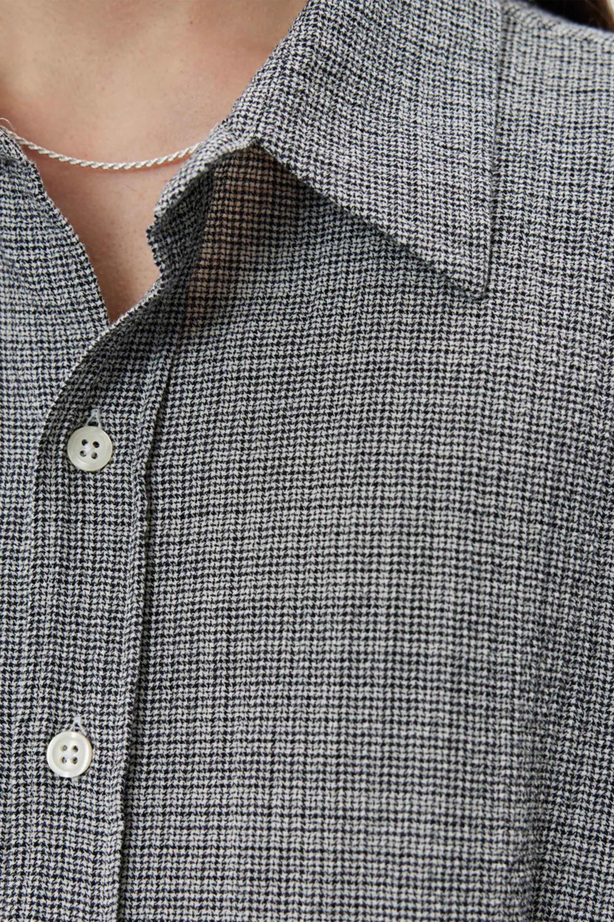 Vacation Shirt Mini Houndstooth Seersucker_4