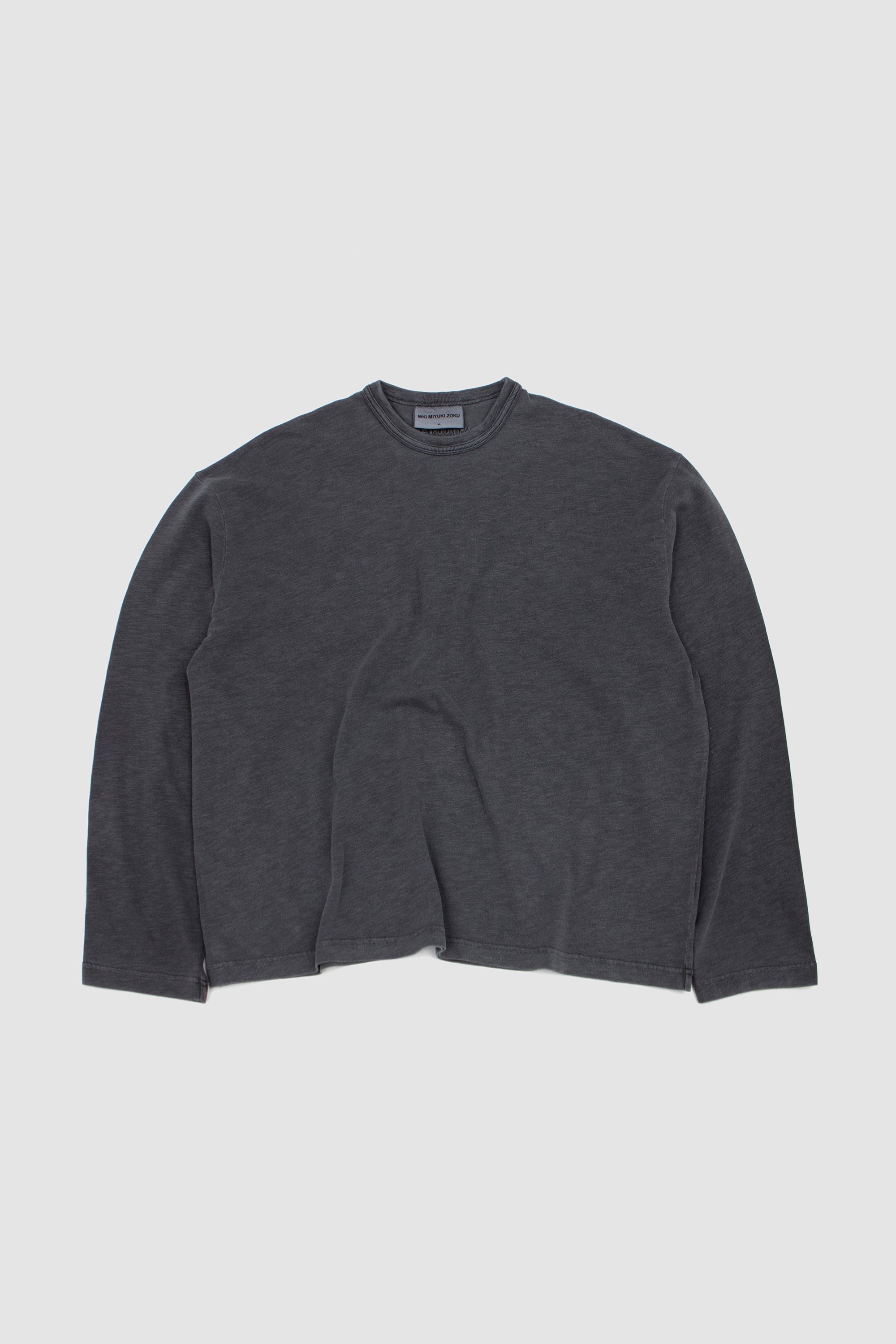 220 GSM Slub Long Sleeve Pigment Black_1