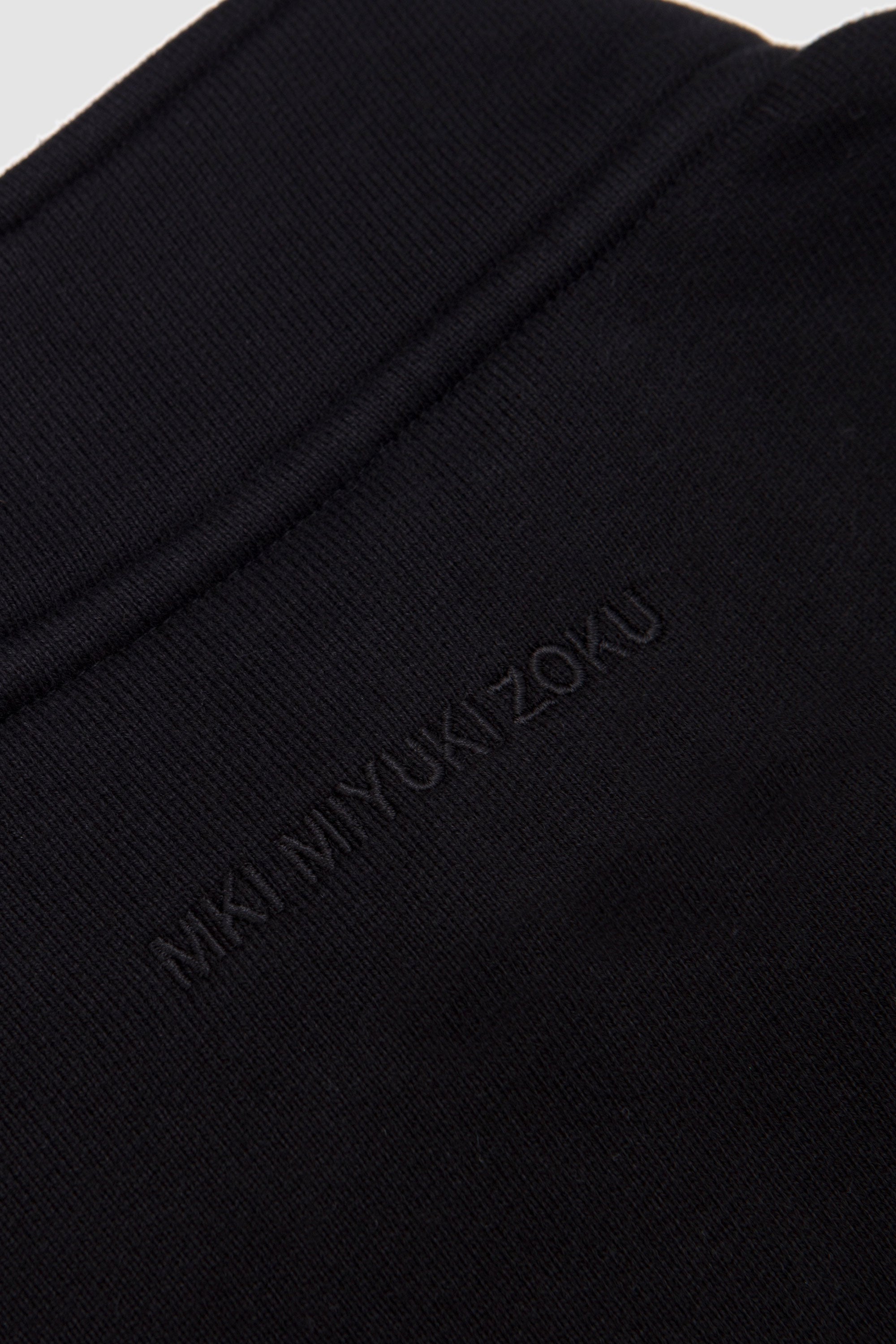 800 GSM Superweight Quarter Zip Black