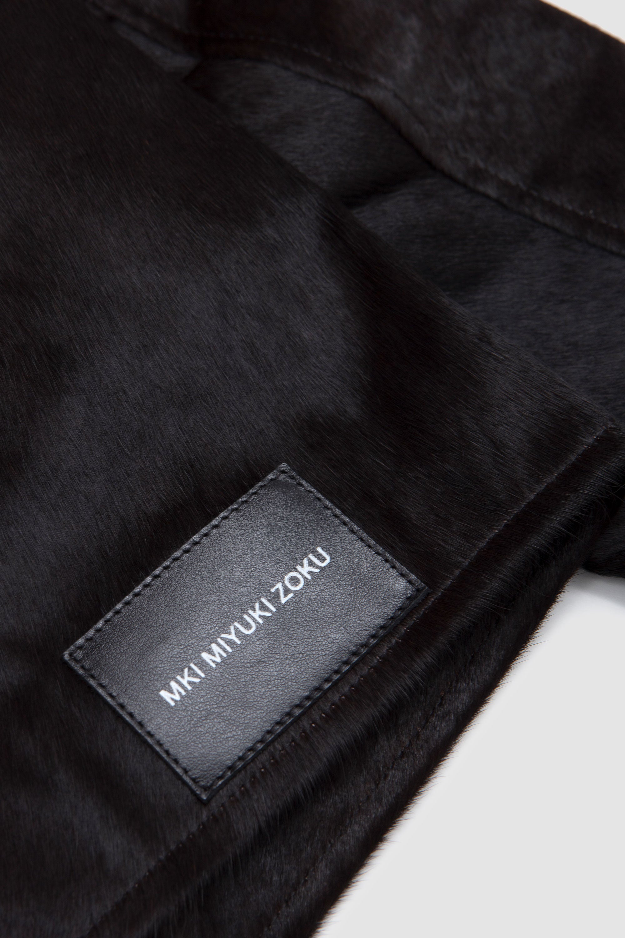 Cropped Cow Hair Rider Deep Brown