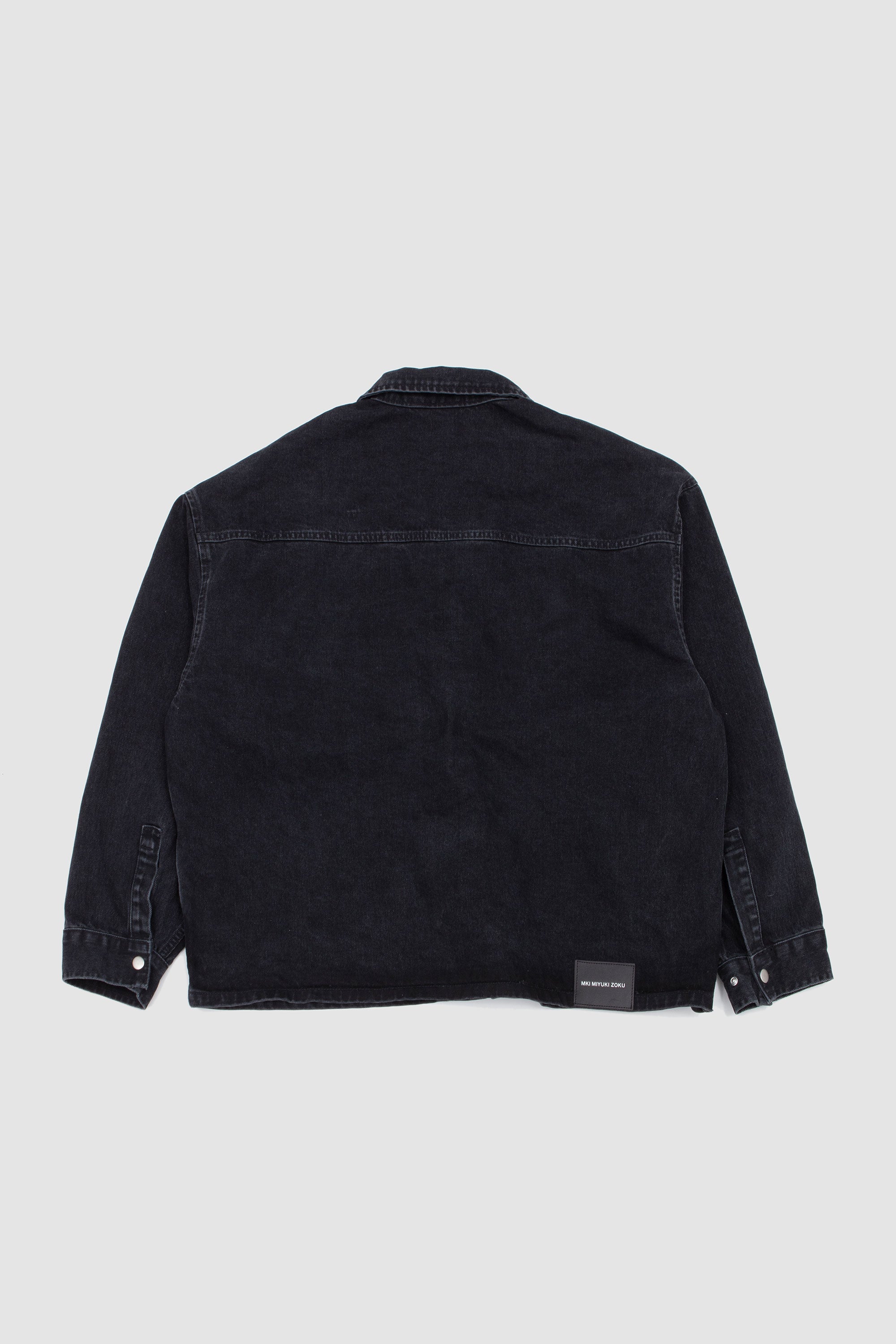Denim Box Overshirt Washed Black_5