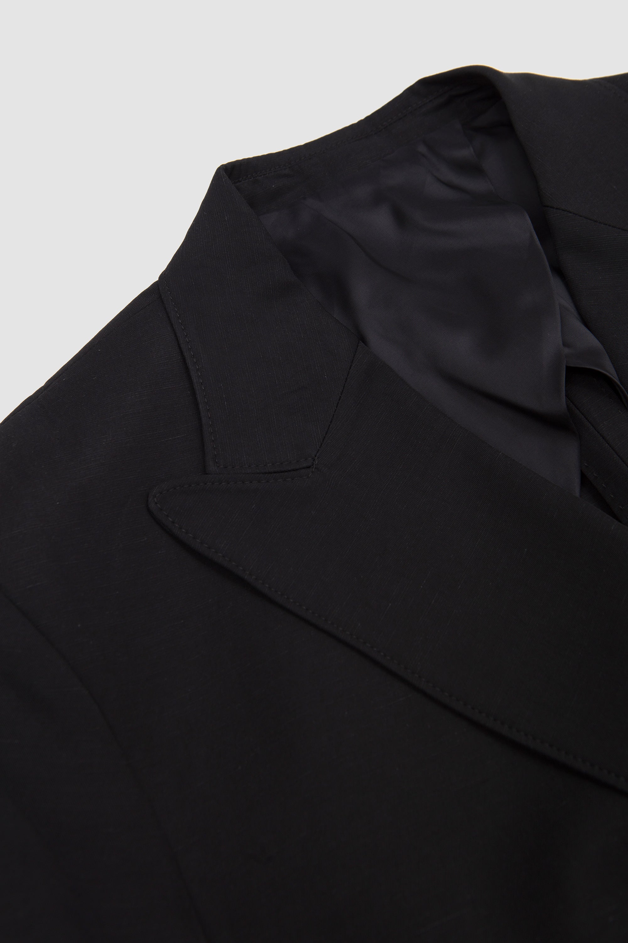 Double Breasted Suit Jacket Black