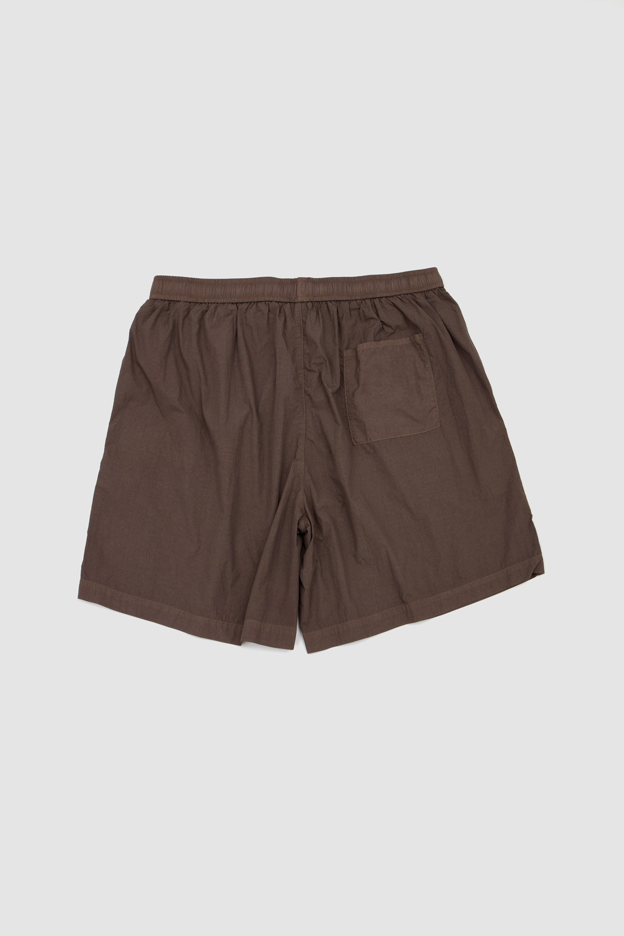 Garment Dye Wide Leg Shorts Deep Khaki_5