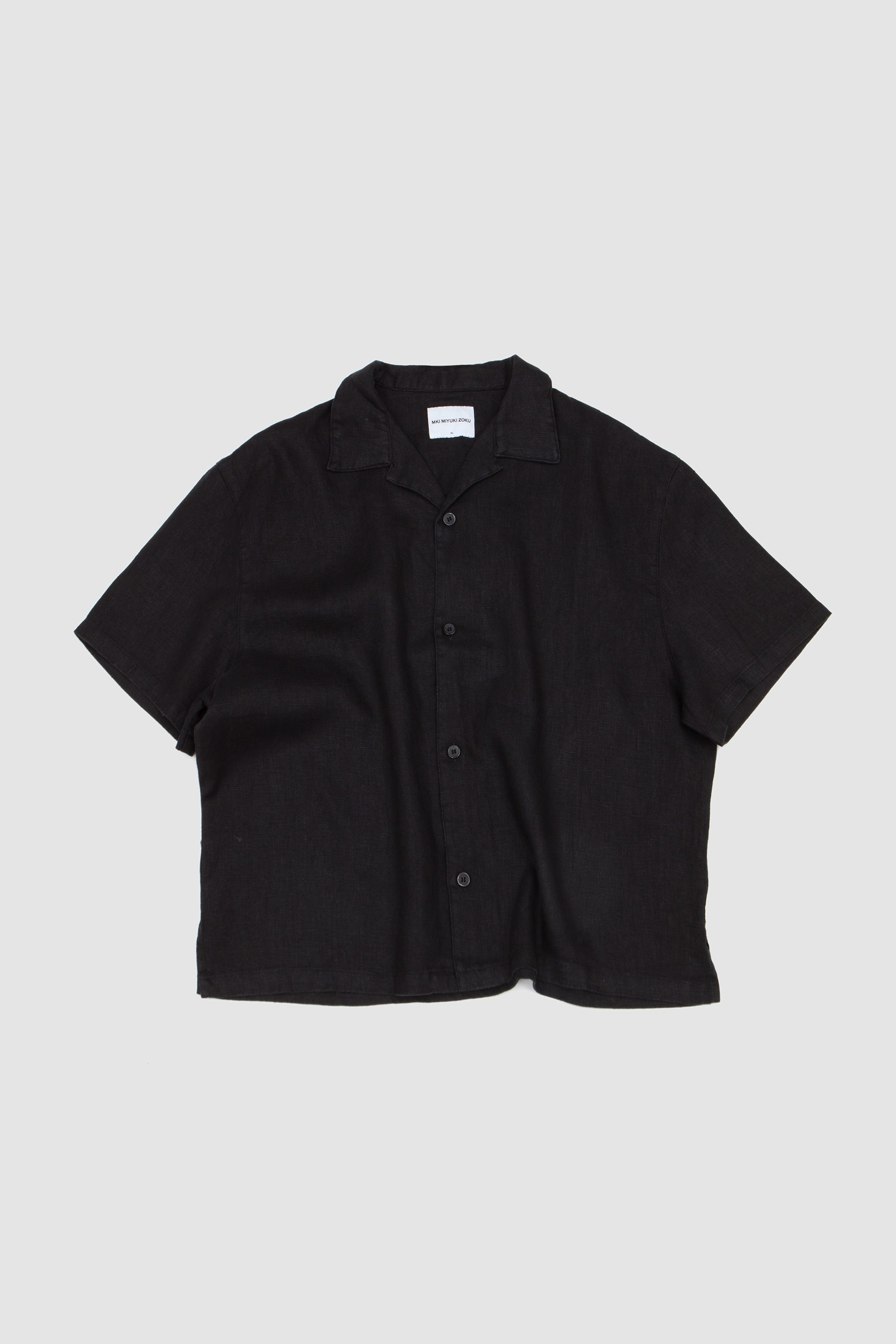 SPORTIVO [Ly/vis check oversized open collar ss shirt brown ombre]
