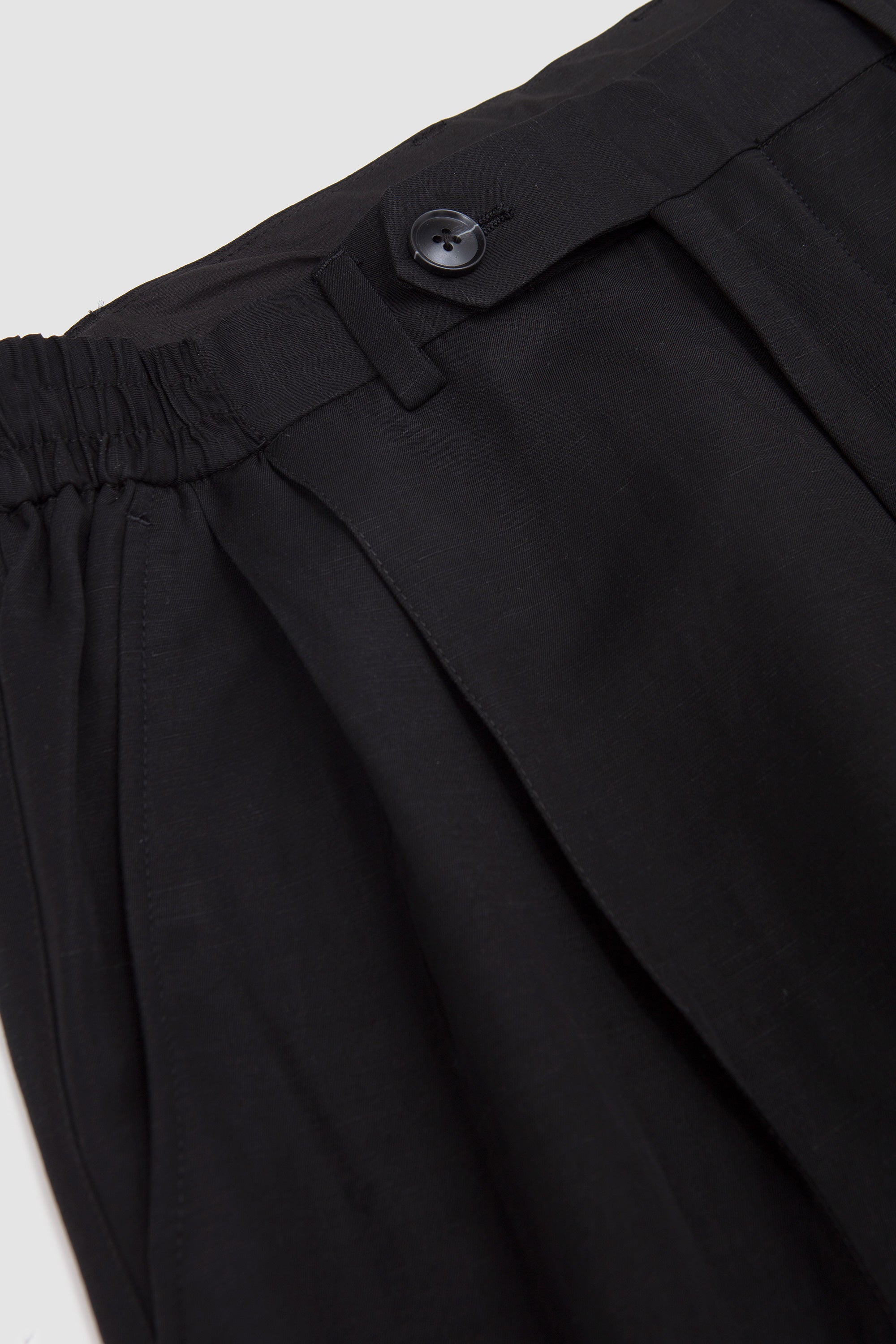 Pleated Suit Pants Black_2