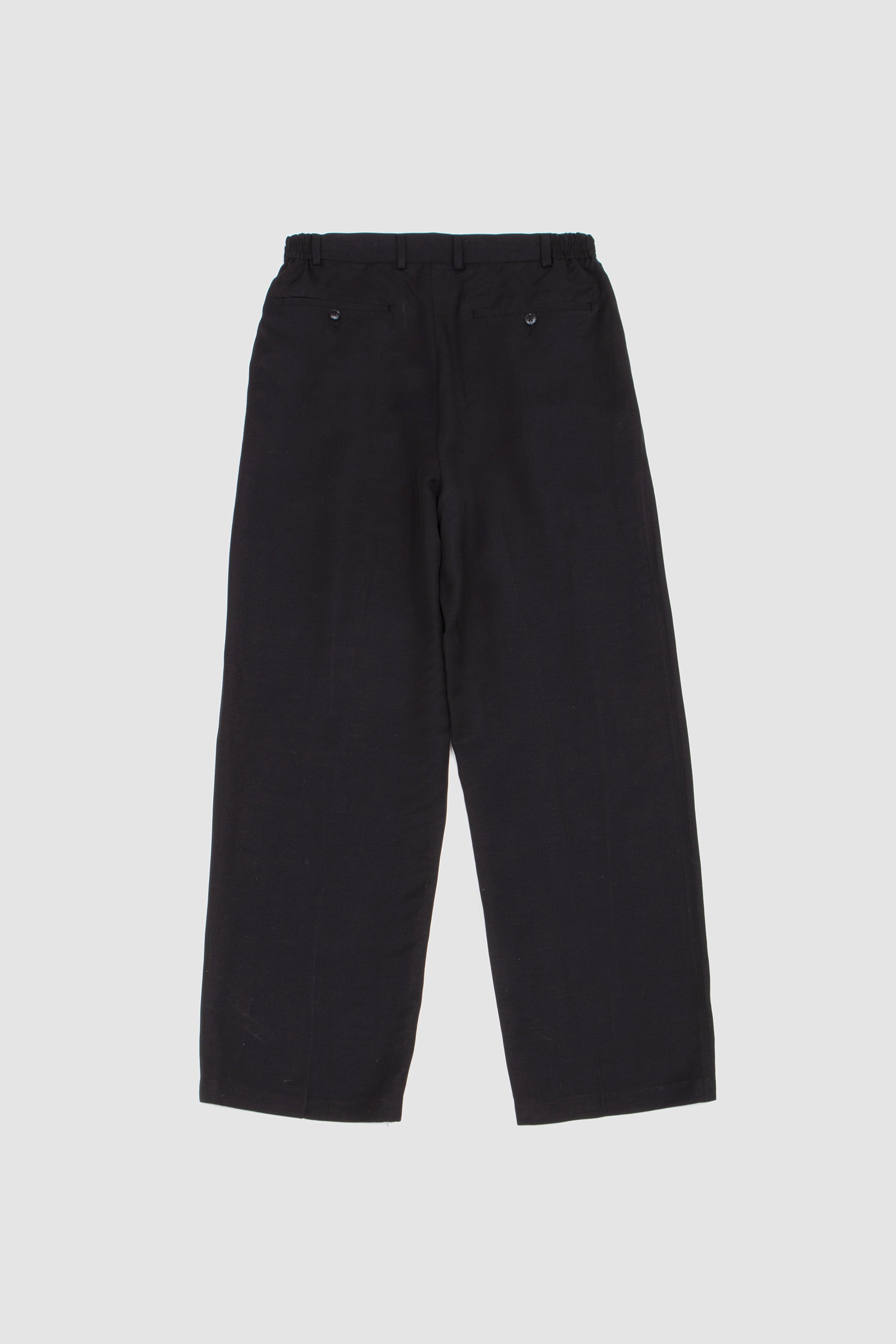 Pleated Suit Pants Black_3