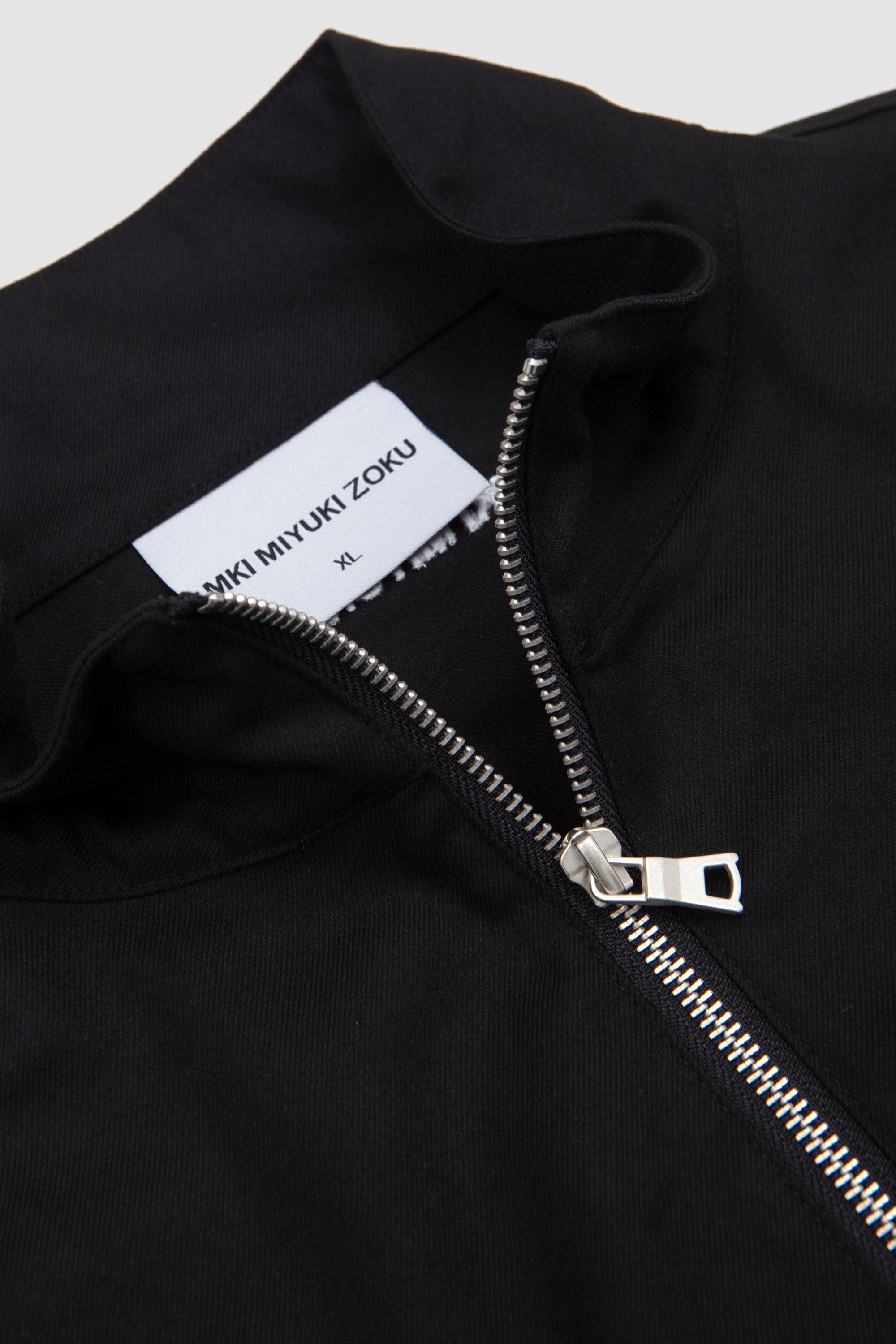 Suiting Quarter Zip Black