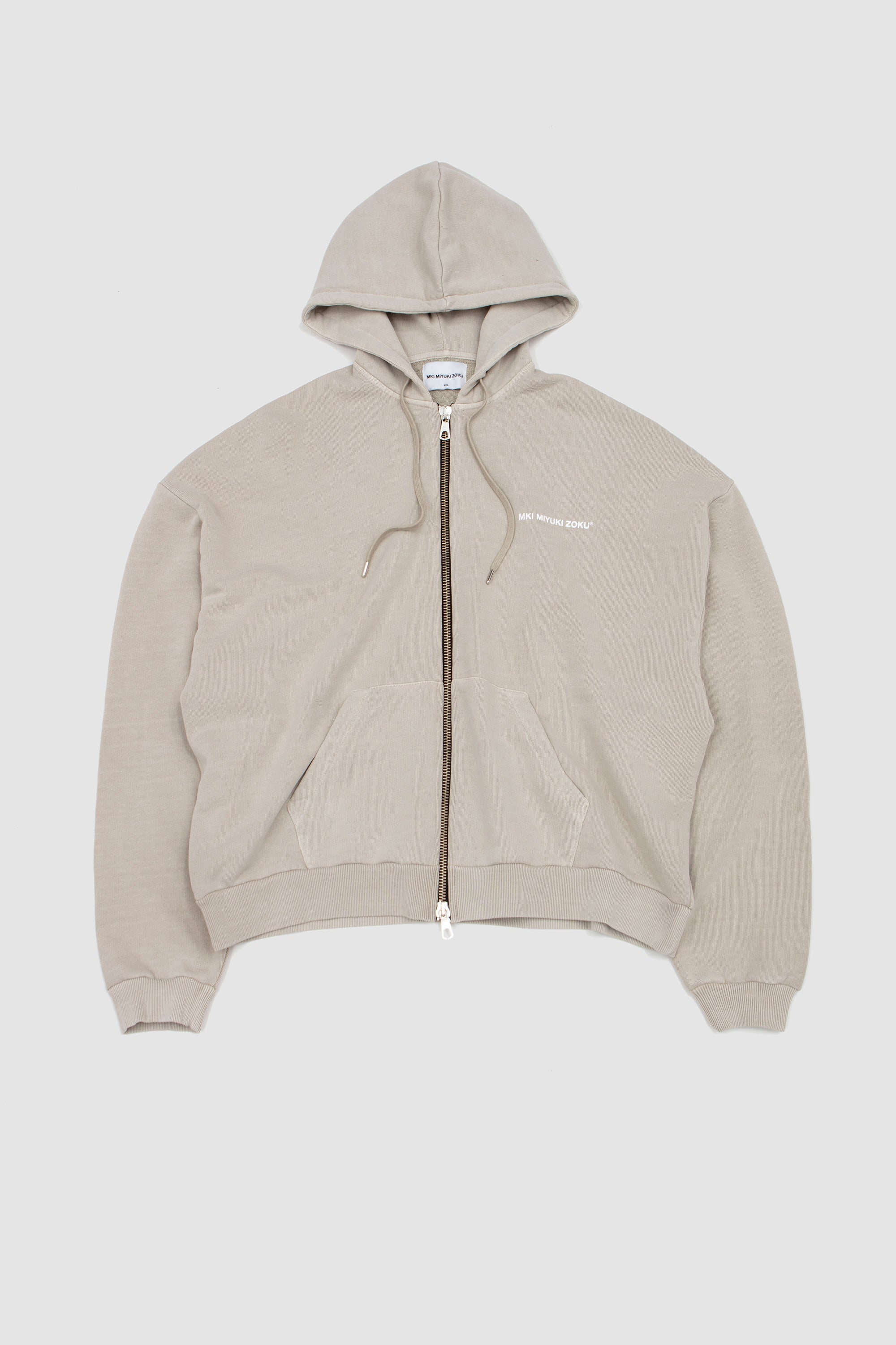 Uniform Zip Hoody Pigment Cement