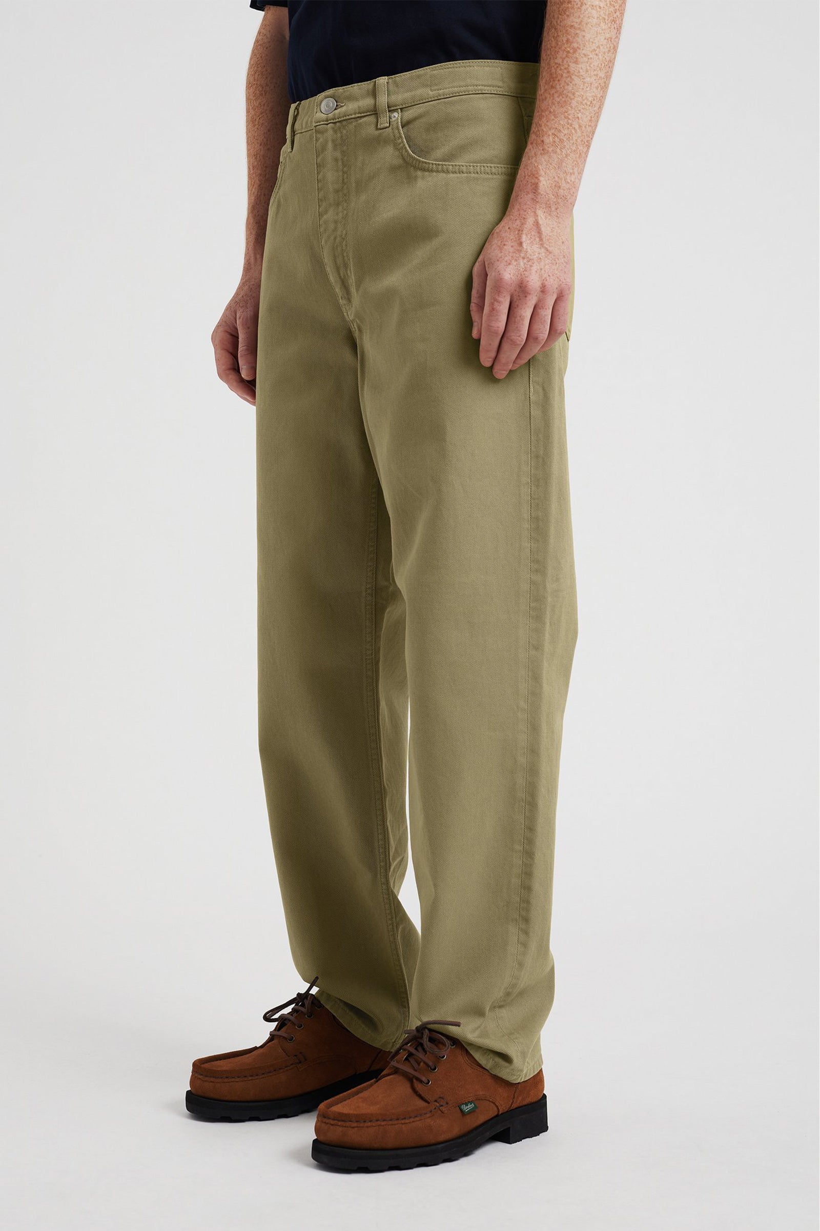 Mogens Relaxed 5 Pocket Heavy Twill Moss Green
