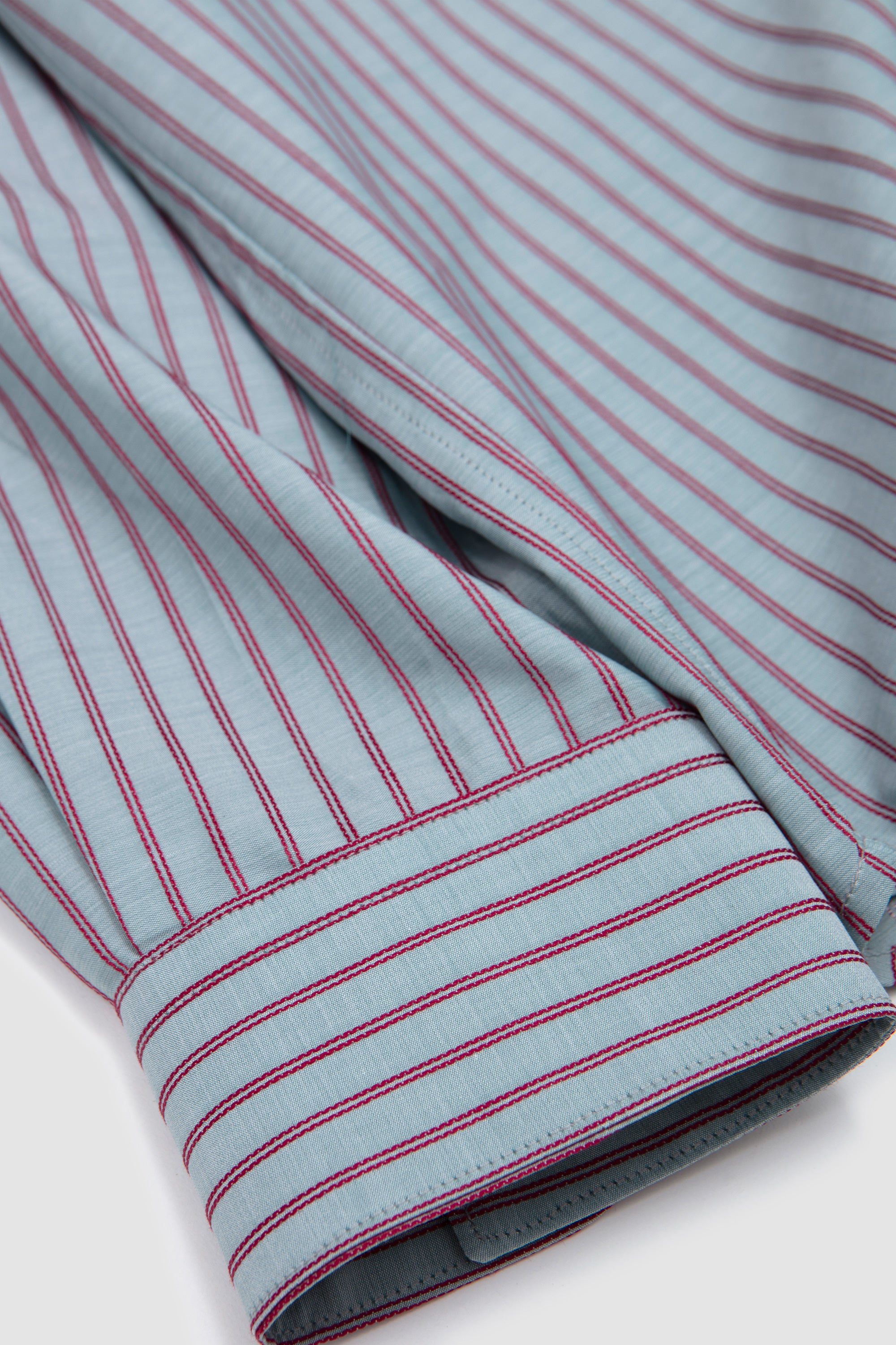 Colt Shirt Aquamarina/ Granata Stripe_3