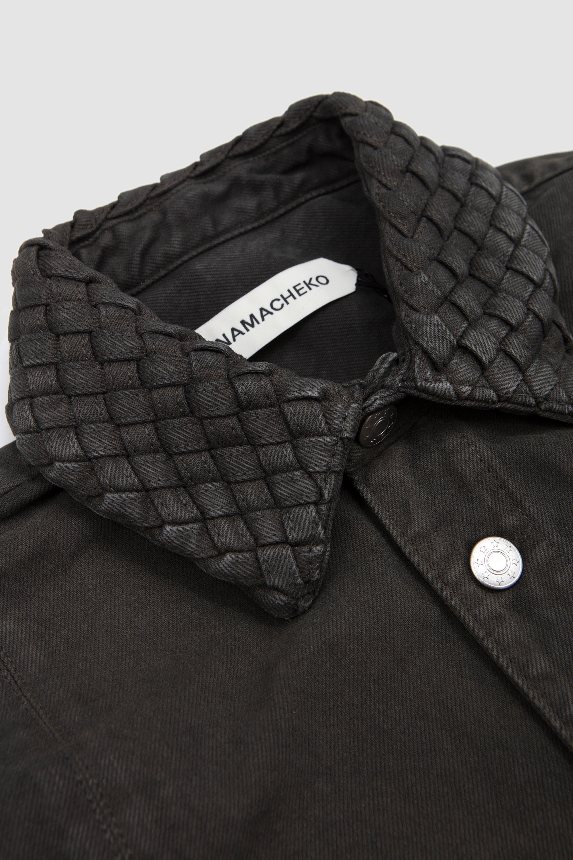 Gervis Braided Shirt Anthracite_2