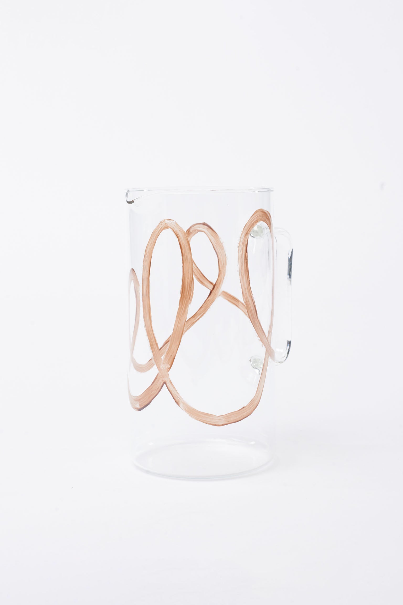 Soft Serve Pitcher Brown Swirl