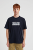 SPORTIVO STORE_Holger Post Stamp Print T-Shirt Dark Navy