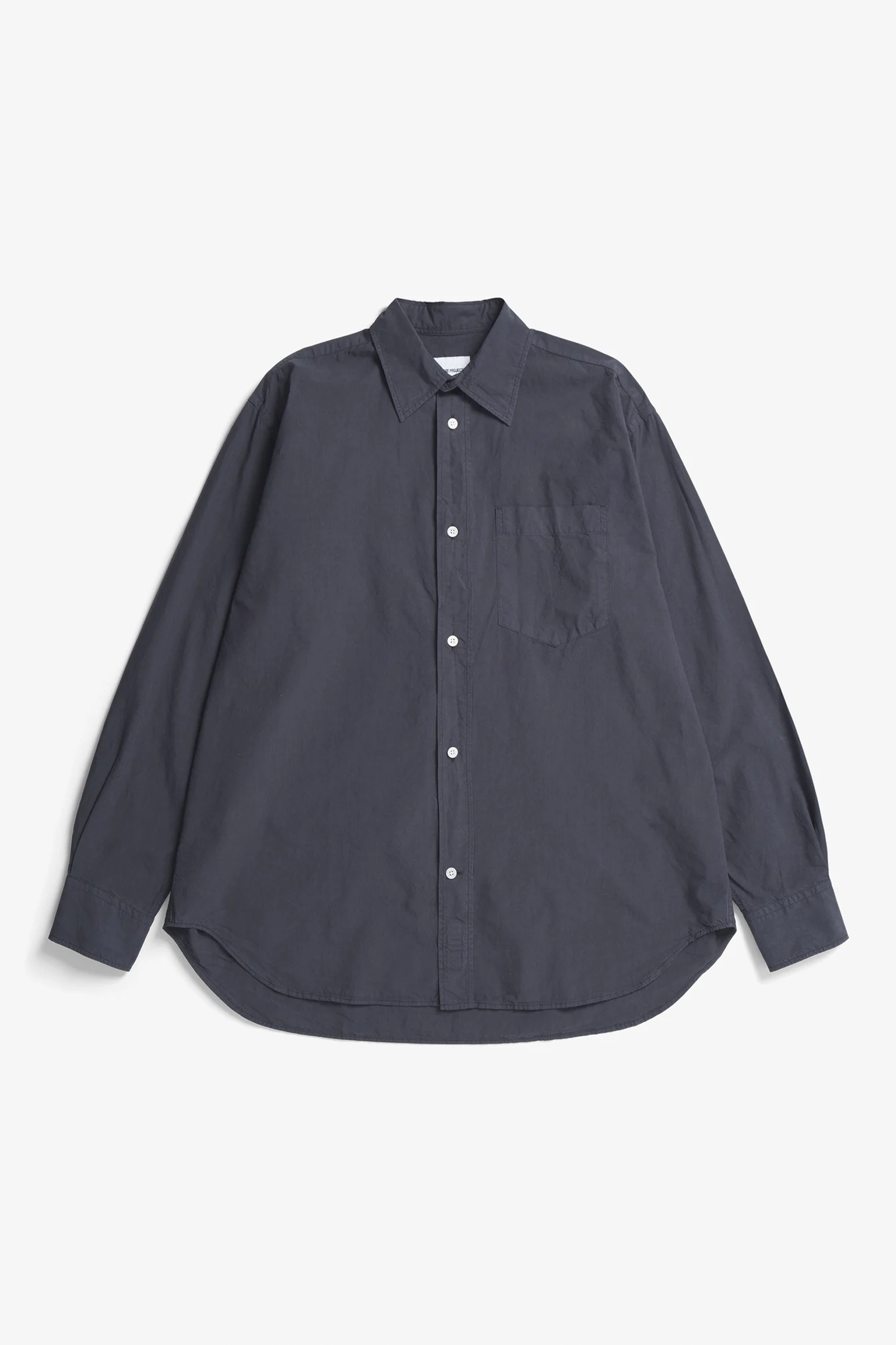 Ole Cotton Tencel Shirt Dark Navy