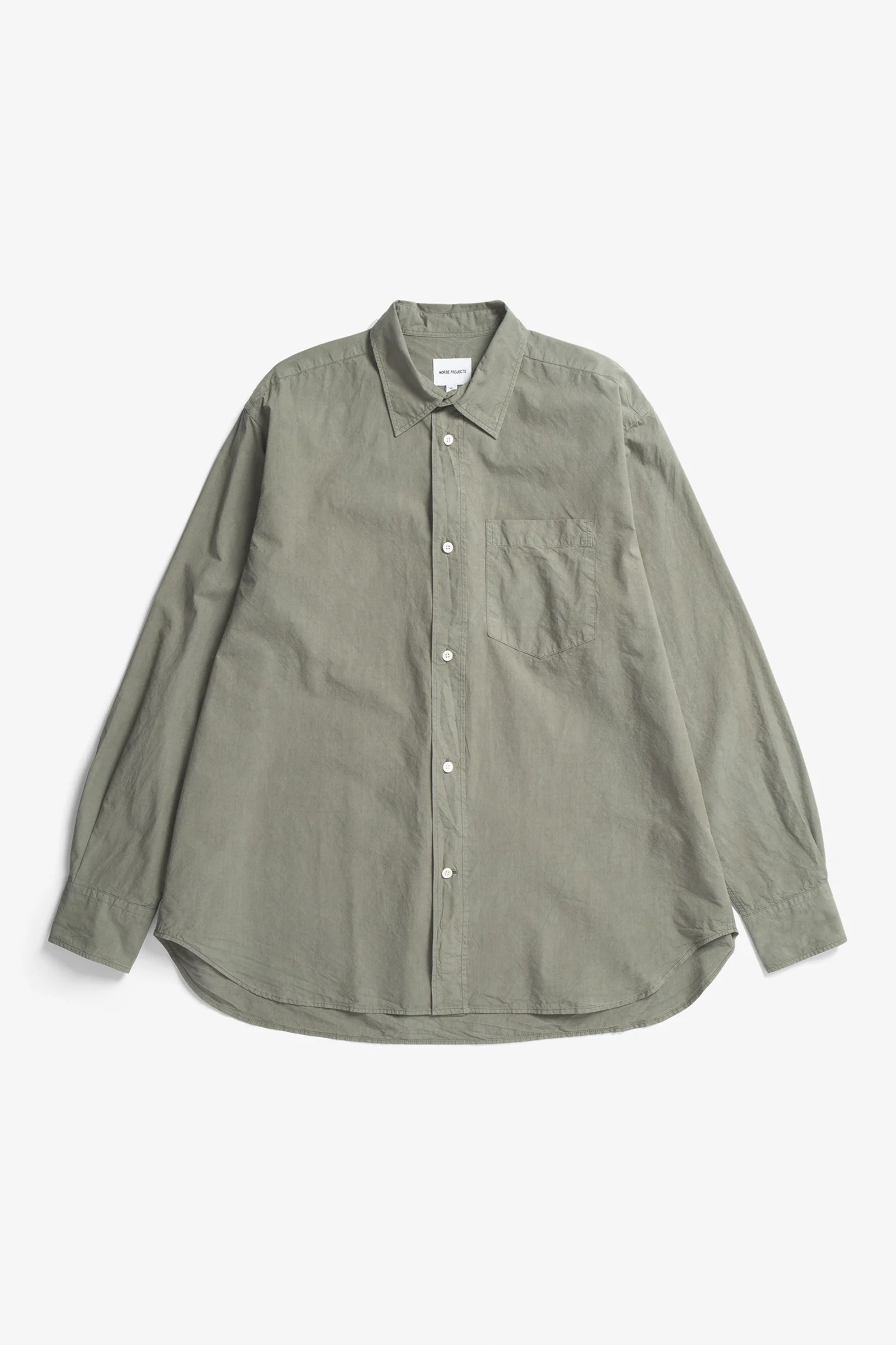 Ole Cotton Tencel Shirt Mid Khaki_3