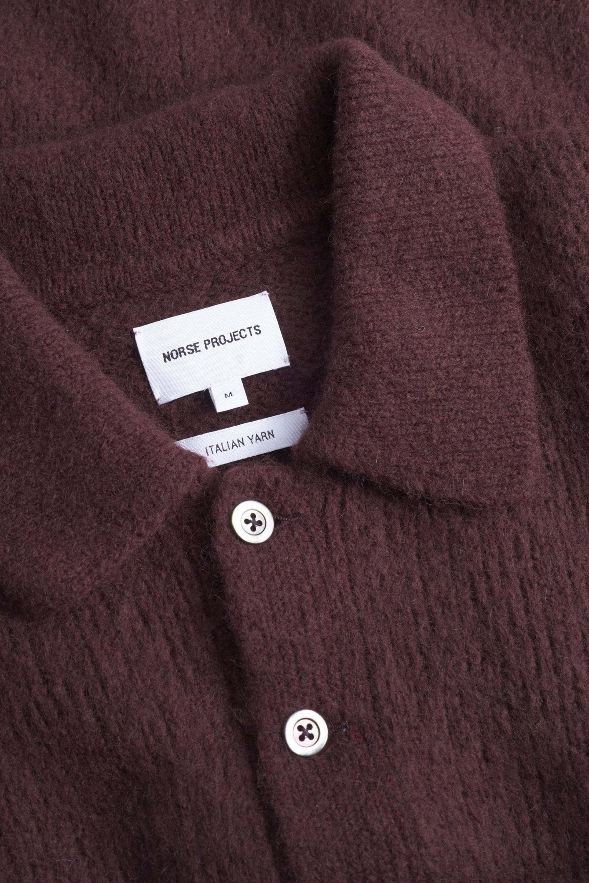 Rasmus Relaxed Brushed Polo Mahogany