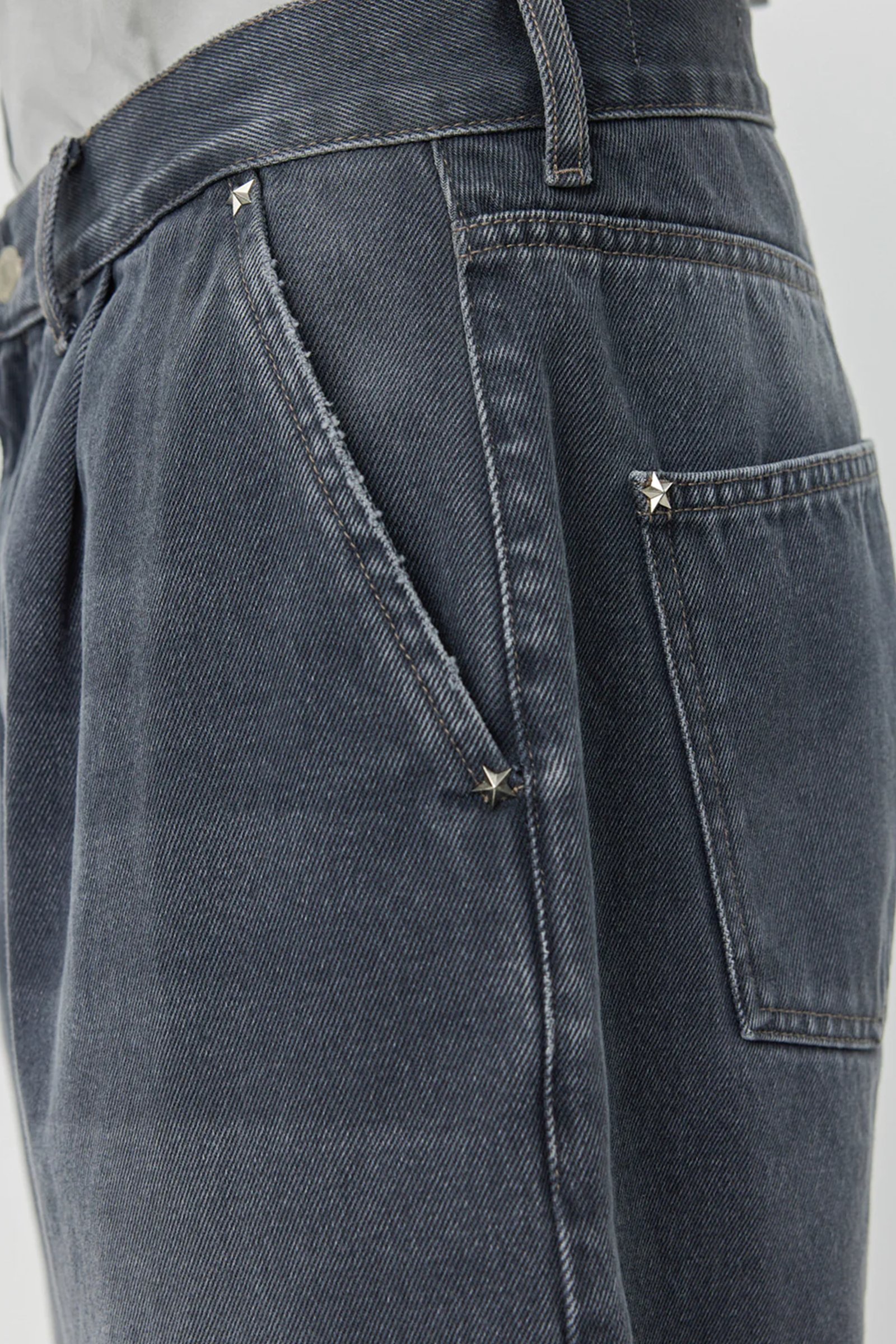 Star Rivet Shorts Slate_5