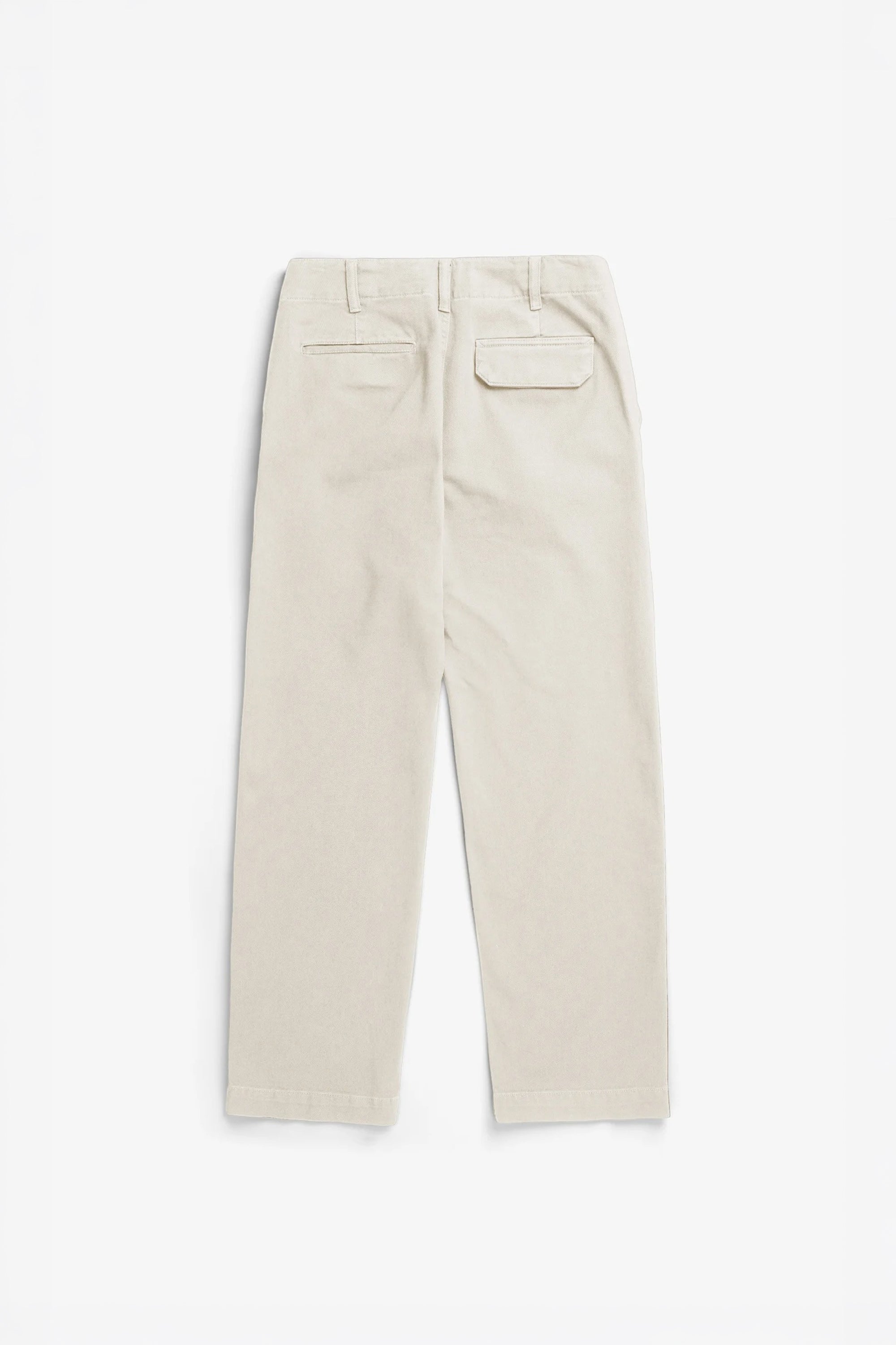Hengifoss High Waist Heavy Twill Trouser Natural Ecru_5