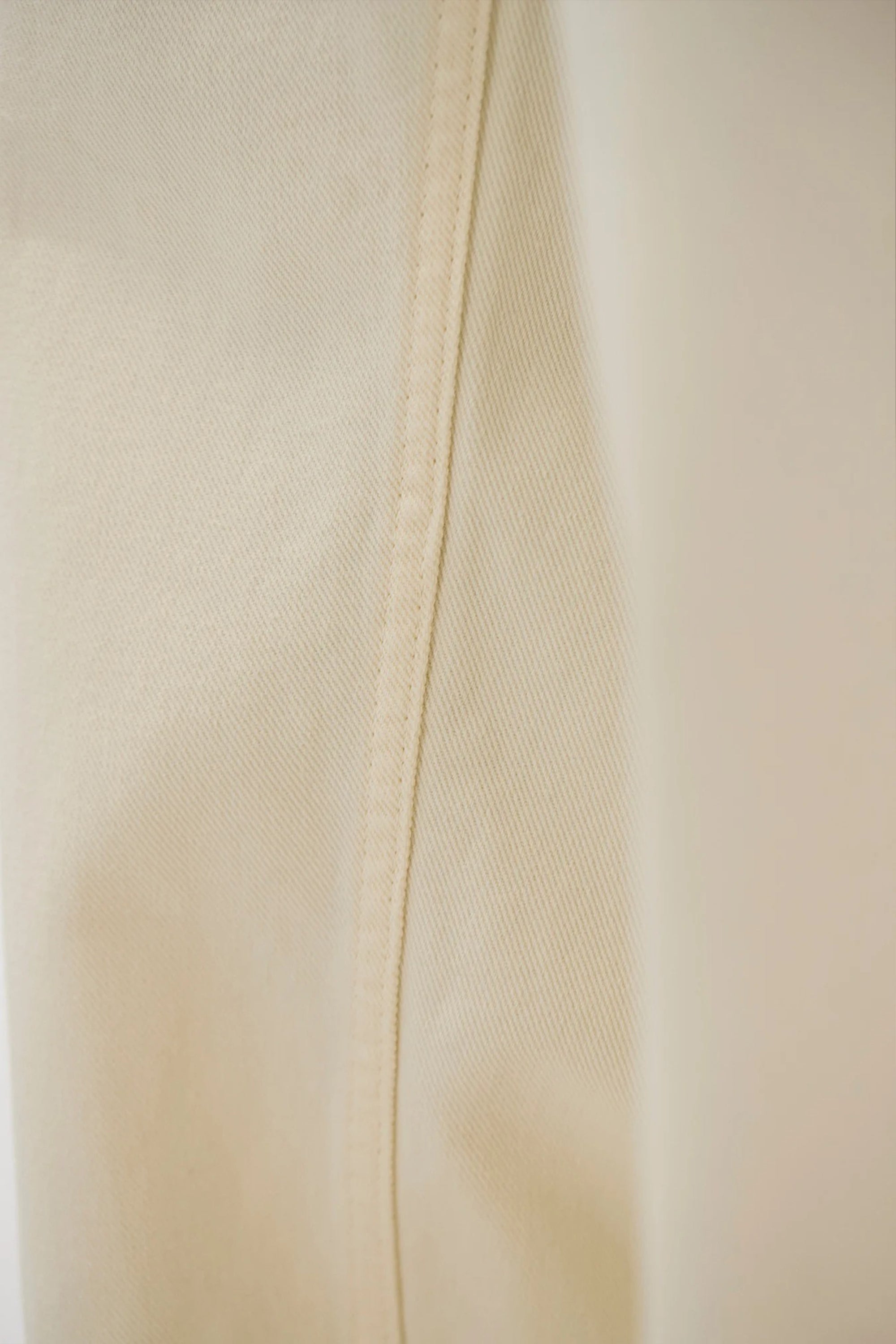 Hengifoss High Waist Heavy Twill Trouser Natural Ecru_7