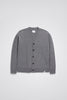 SPORTIVO STORE_Adam Merino Lambswool Cardigan Grey Melange