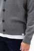 SPORTIVO STORE_Adam Merino Lambswool Cardigan Grey Melange_4