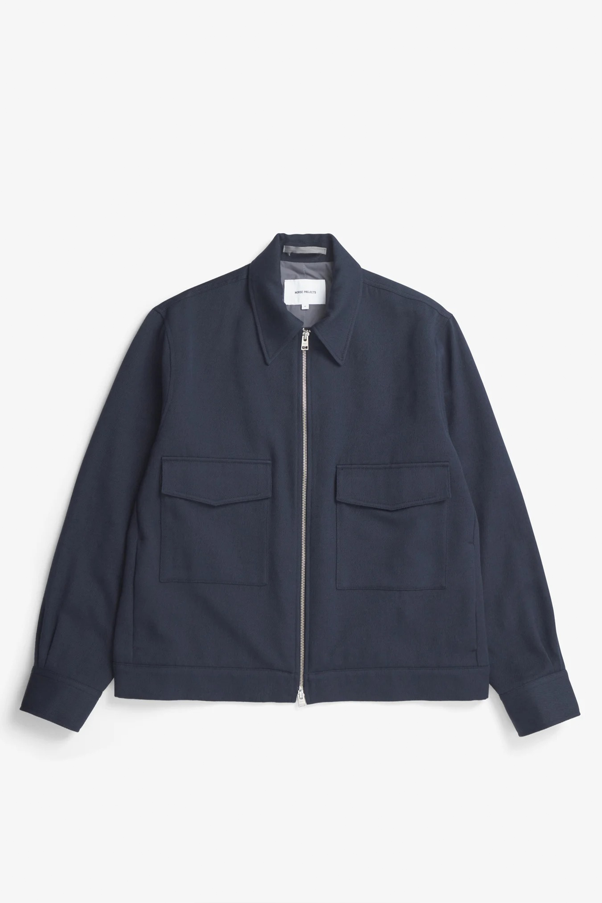 Aksel Cavalry Cotton Wool Windstopper Jacket Dark Navy