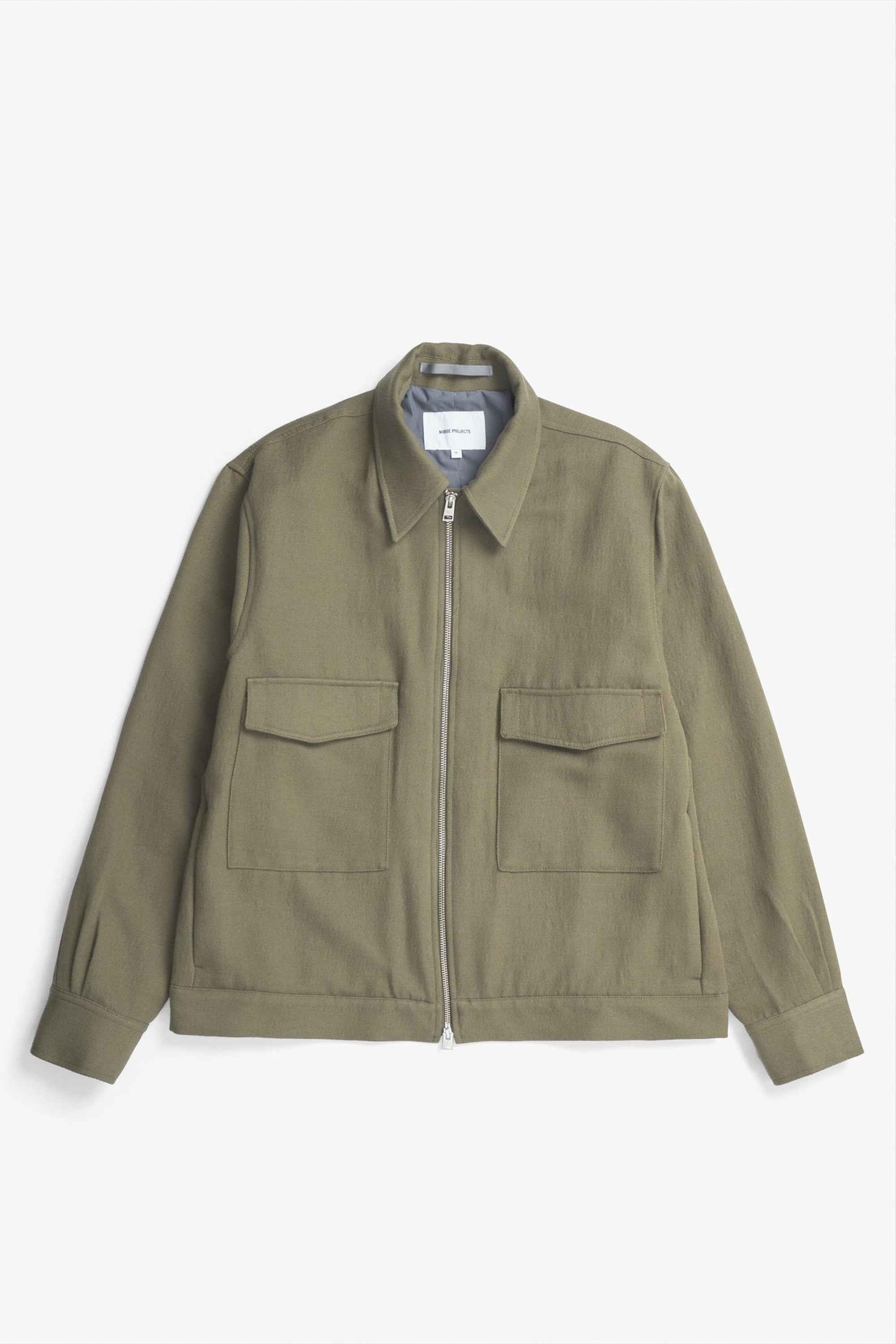 Aksel Cavalry Cotton Wool Windstopper Jacket Olive Night_1