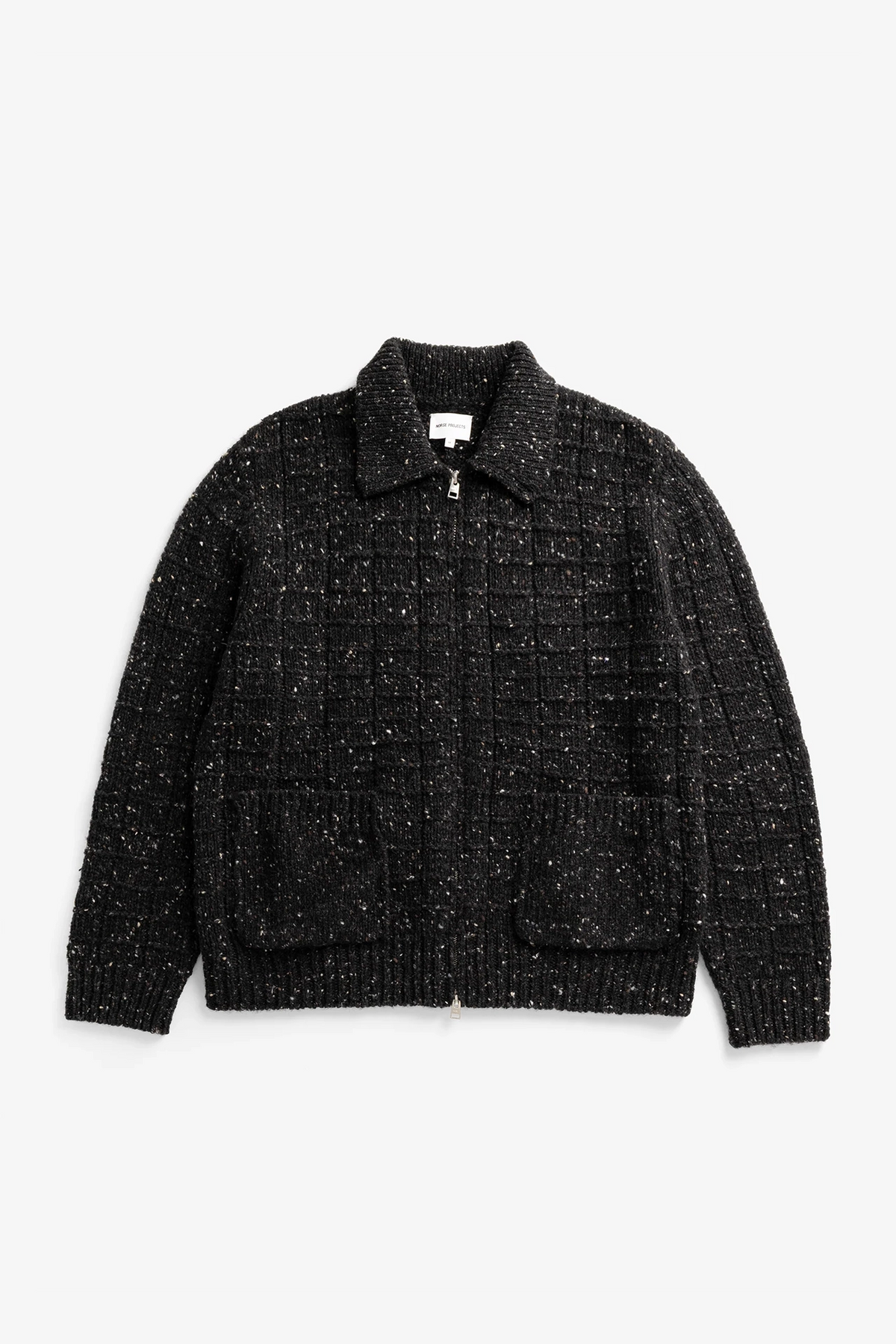Aldrup Donegal Square Jacket Charcoal Melange_1