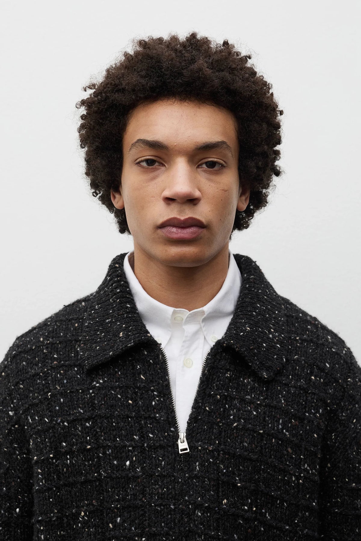 Aldrup Donegal Square Jacket Charcoal Melange_6