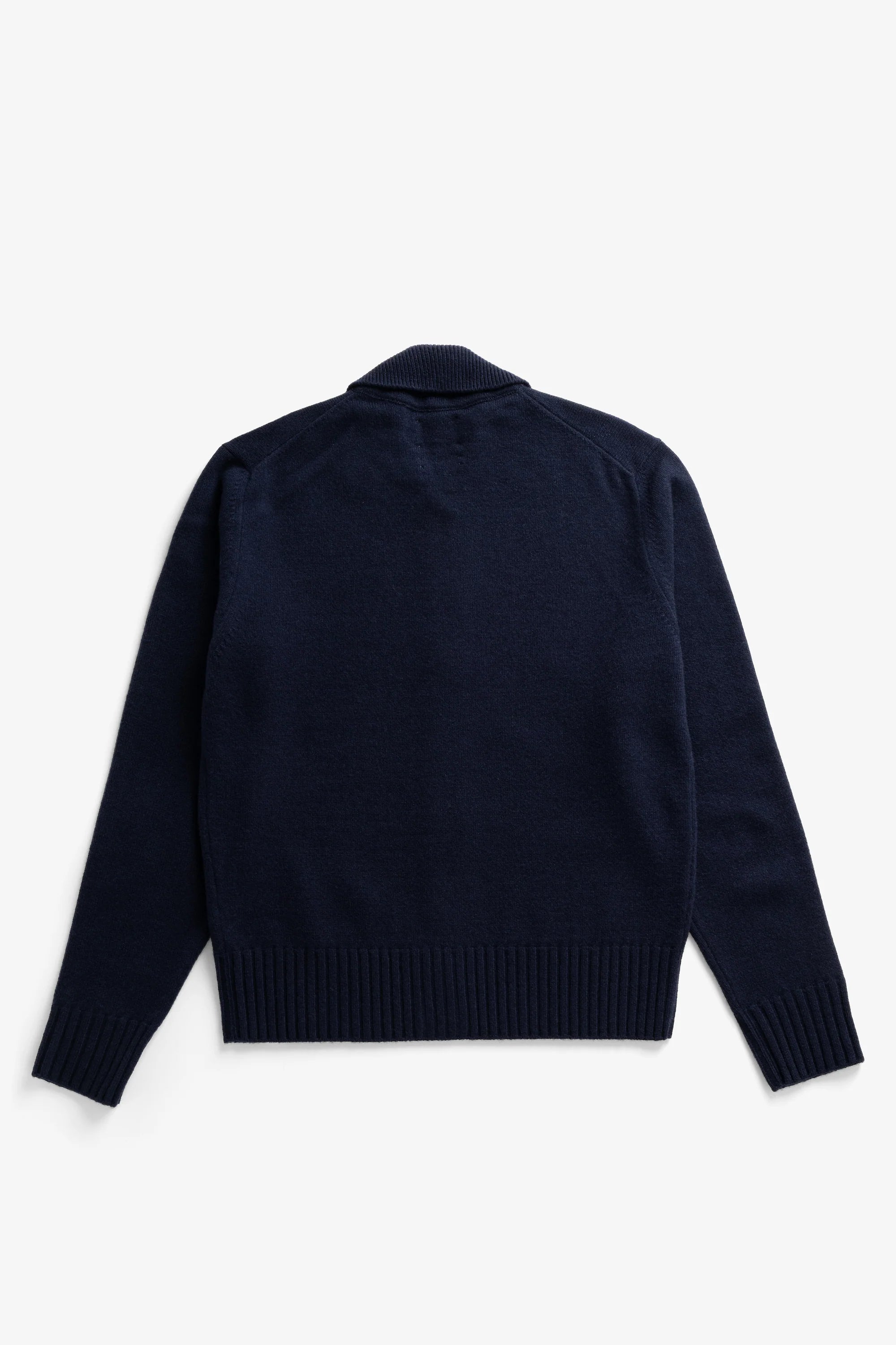 Aldrup Lambswool Cardigan Dark Navy_6