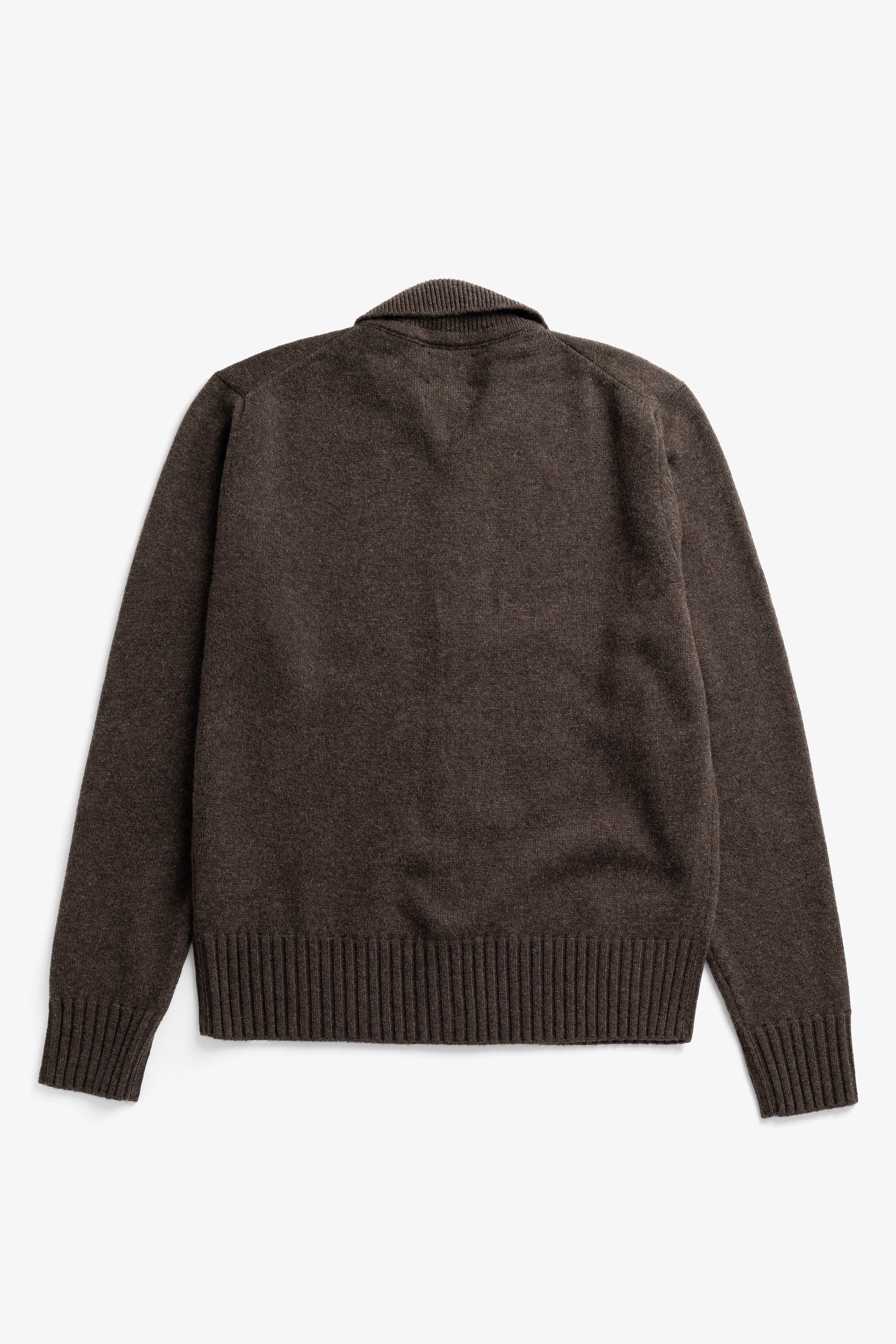 Aldrup Lambswool Cardigan Heathland Brown_6