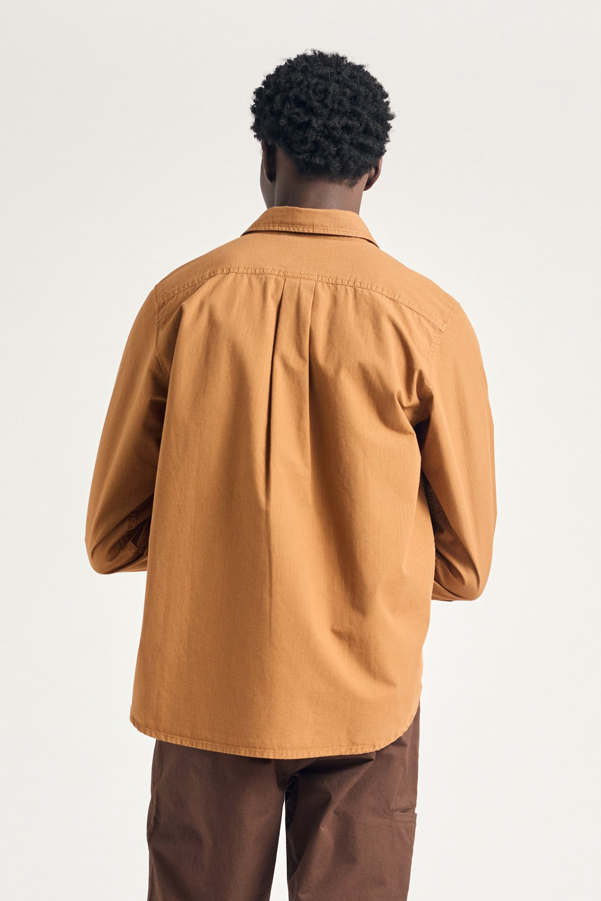 Algot Cotton Ripstop Relaxed Shirt Duck